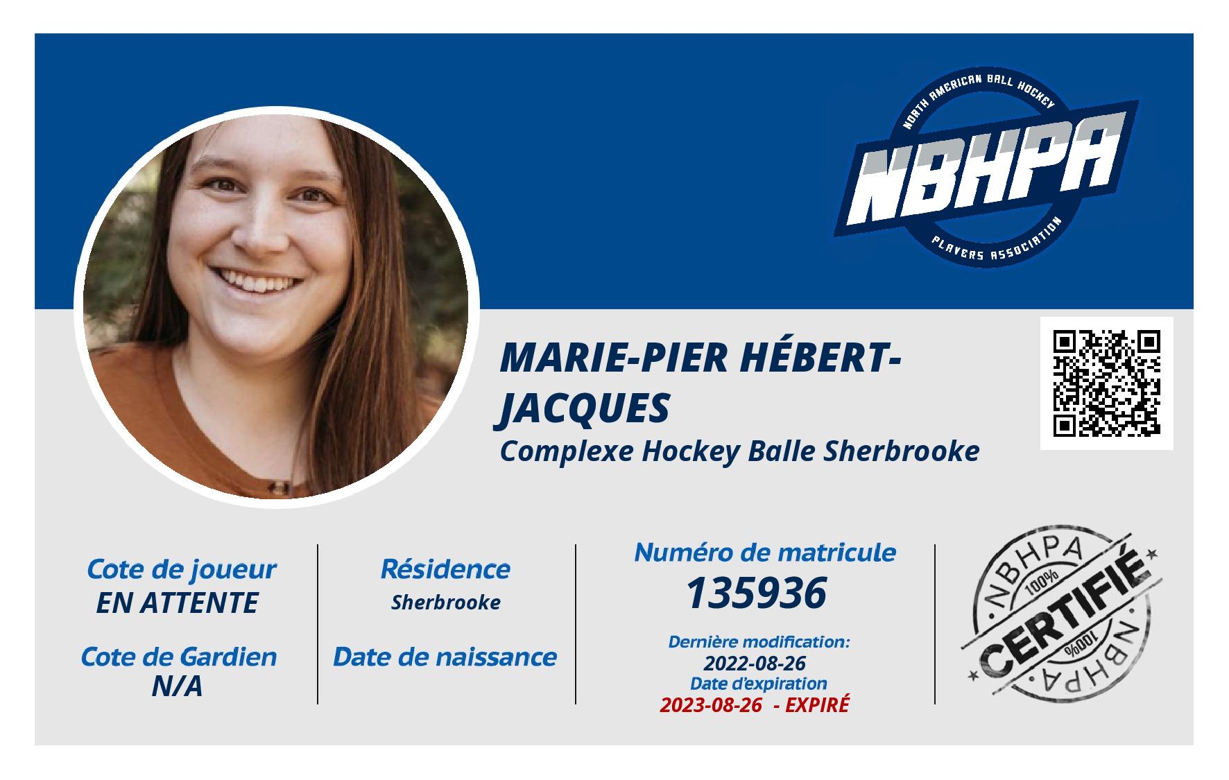 Marie-Pier Hébert-Jacques