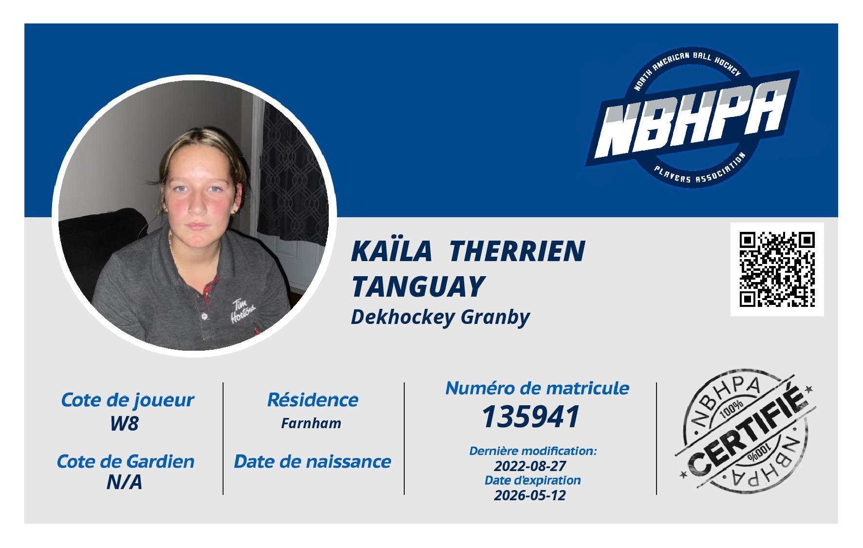 Kaïla  Therrien Tanguay
