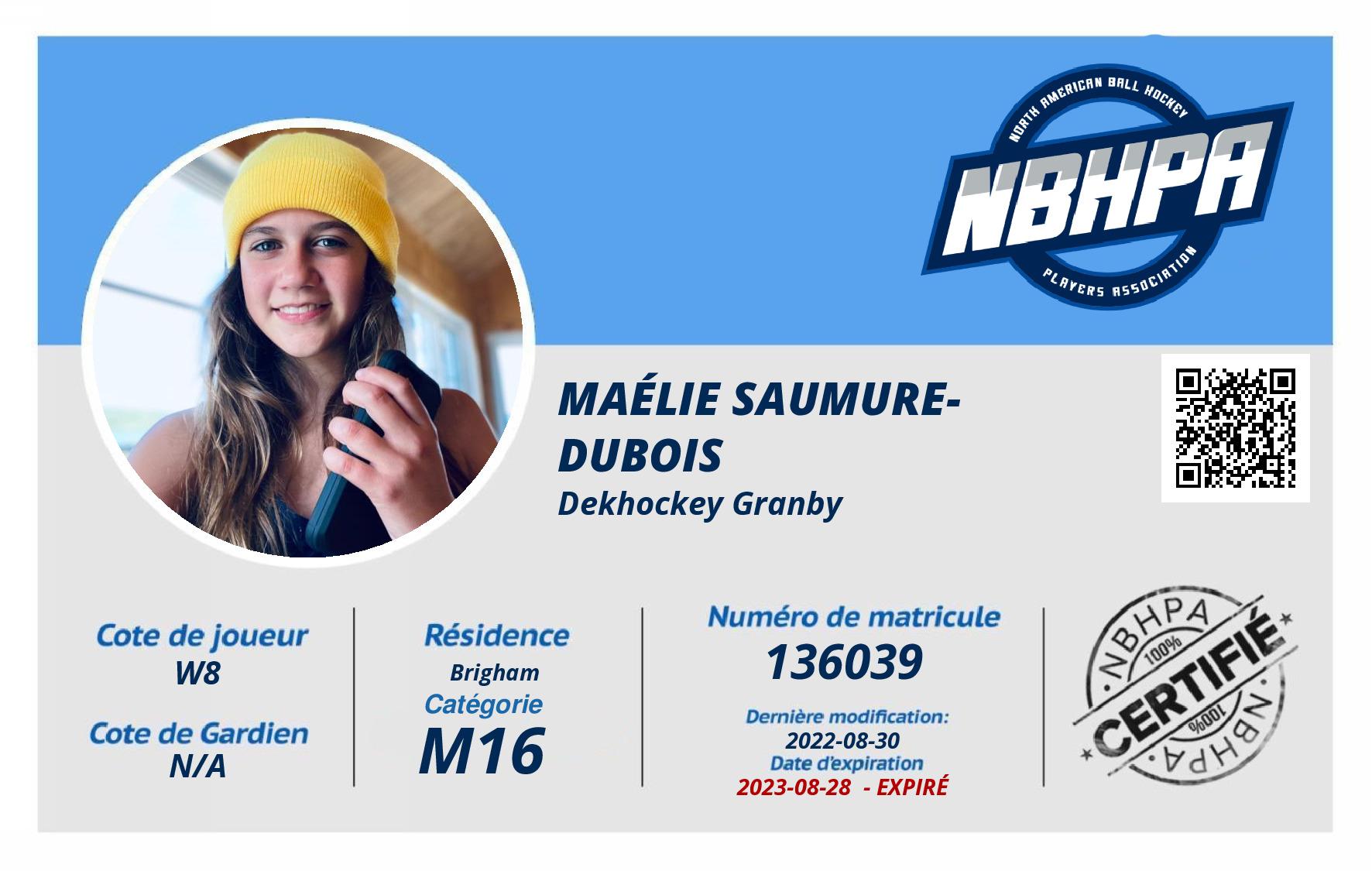 Maélie Saumure-Dubois