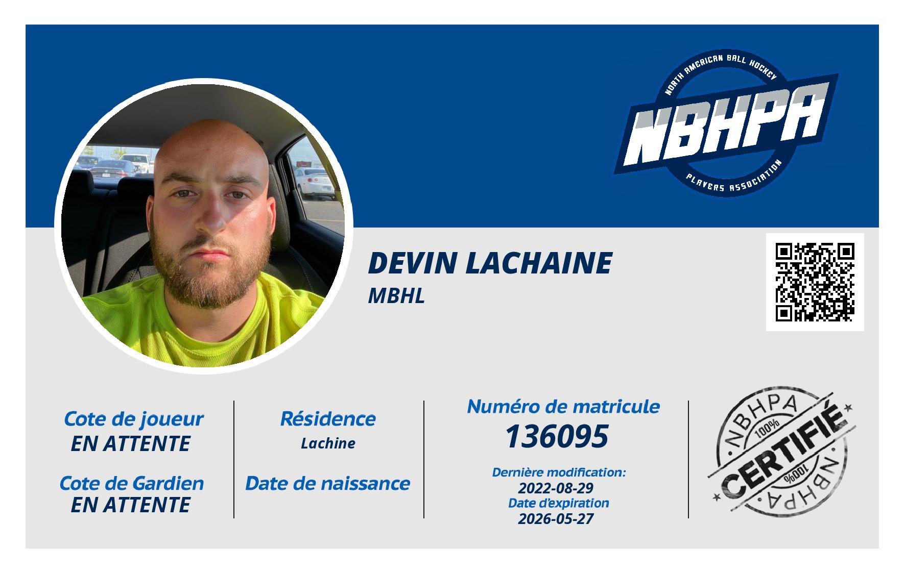 Devin Lachaine