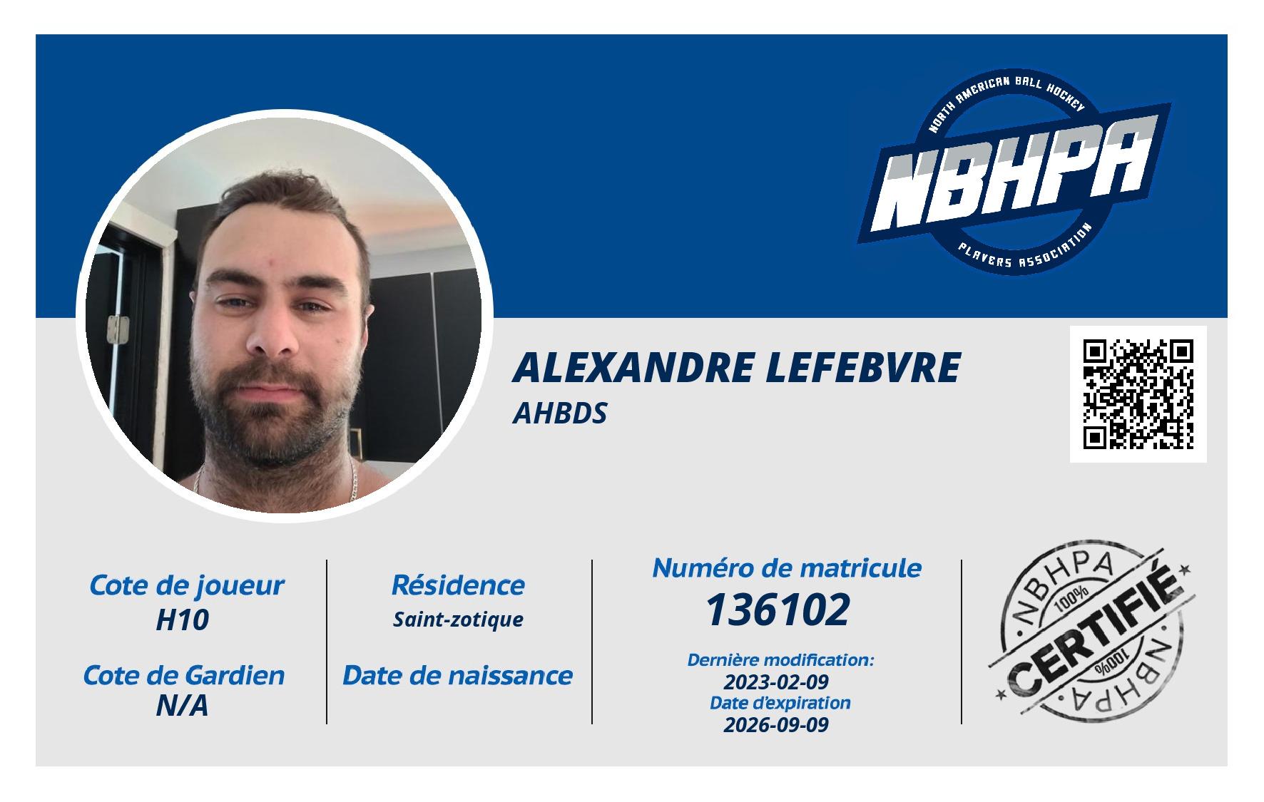 Alexandre Lefebvre