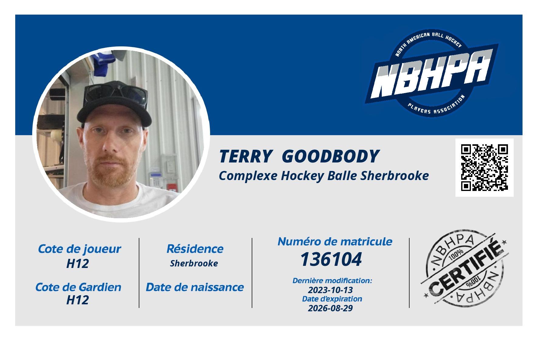 Terry  Goodbody 