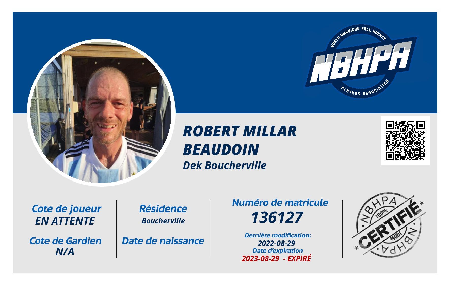 Robert Millar Beaudoin