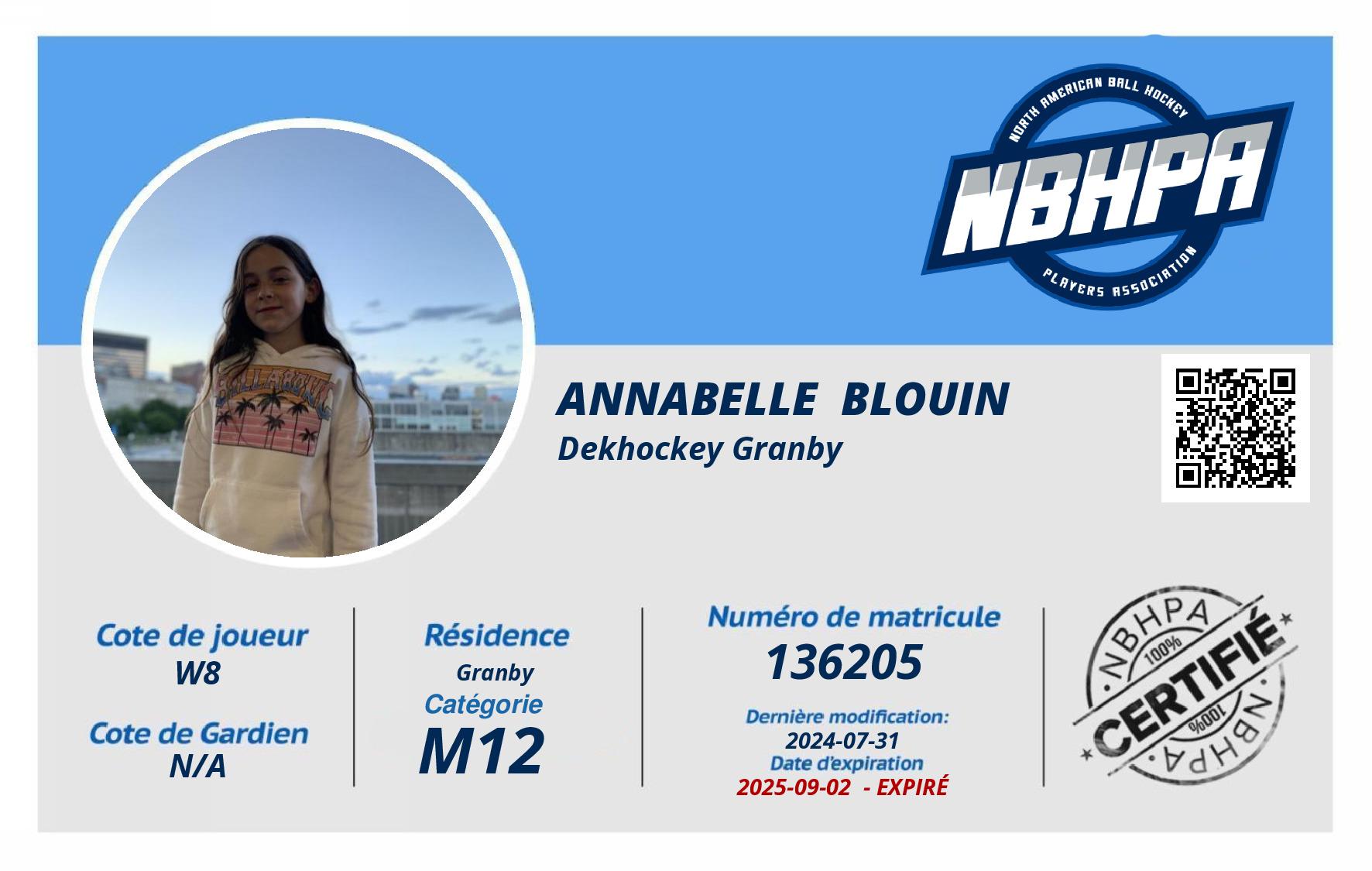 Annabelle  Blouin