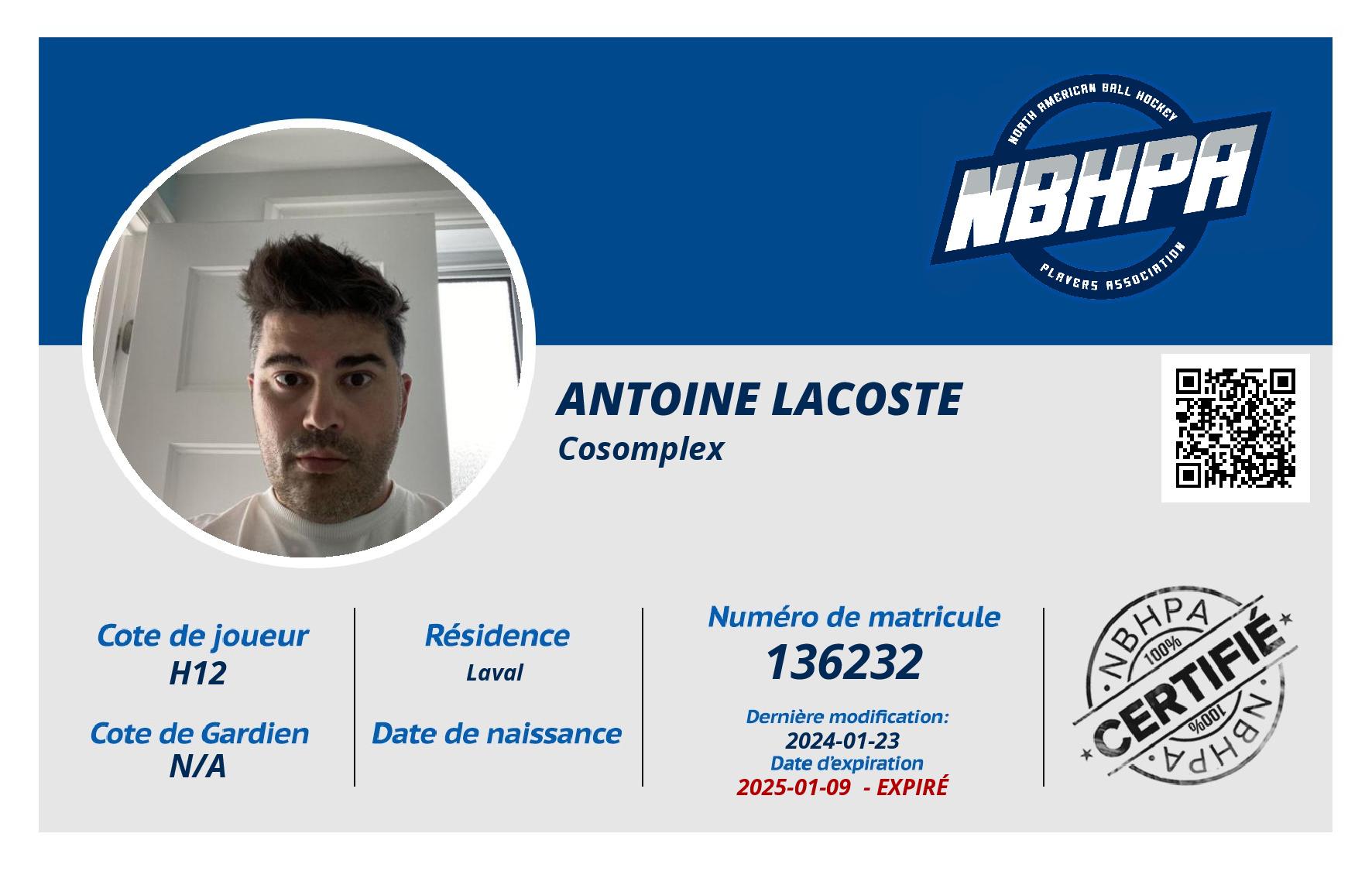 Antoine Lacoste