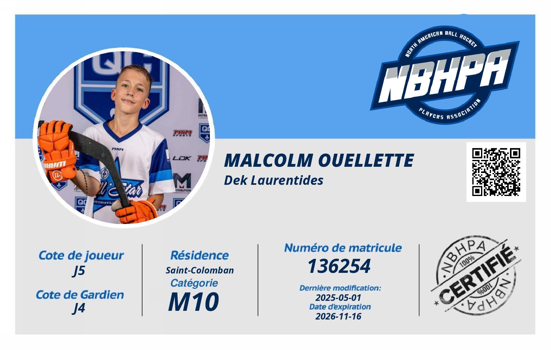 Malcolm Ouellette