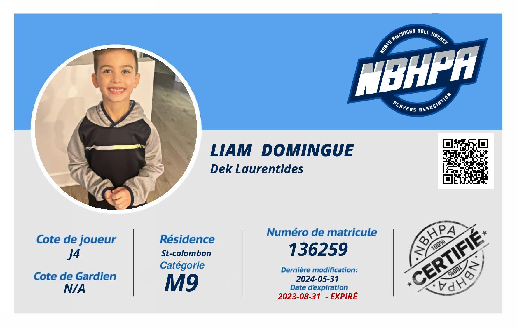 Liam  Domingue