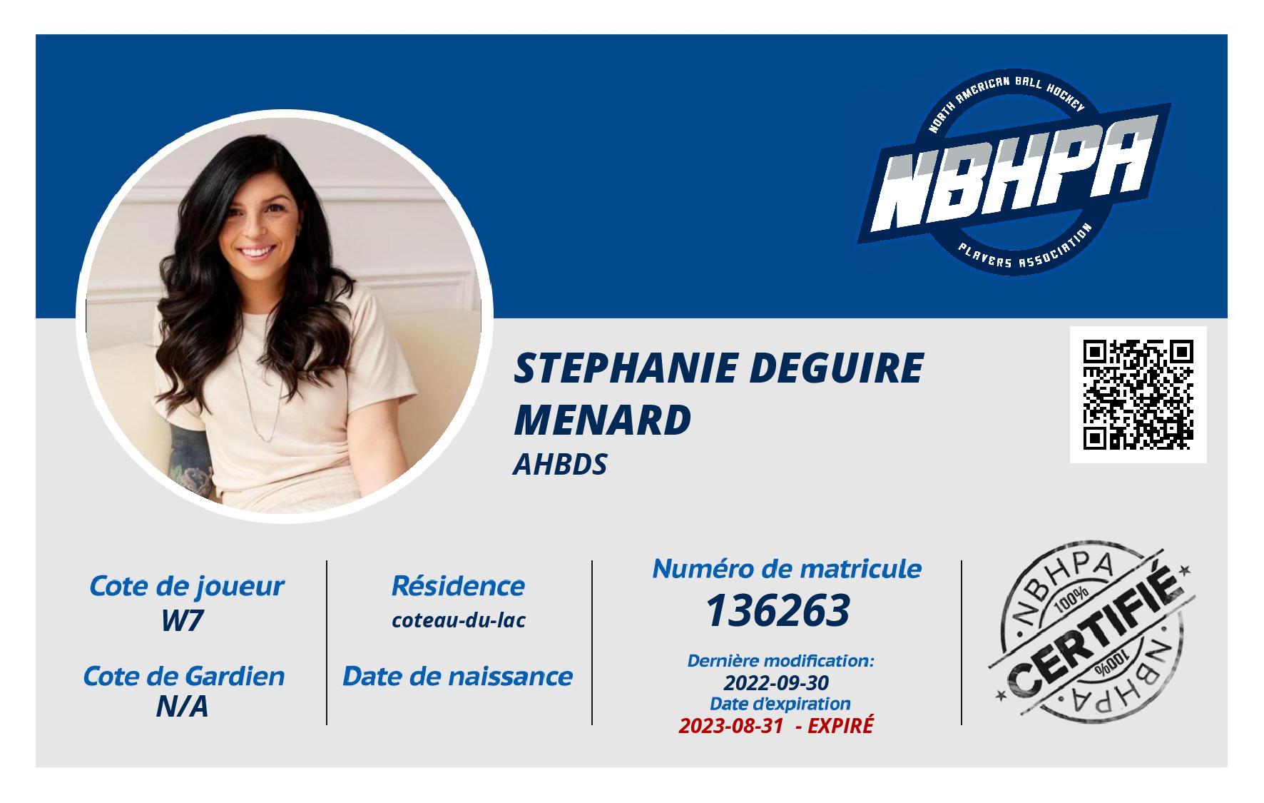 Stephanie Deguire Menard
