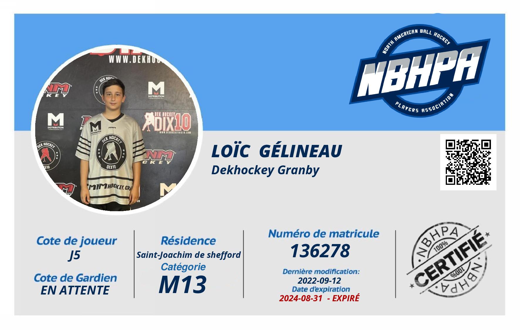 Loïc  Gélineau 