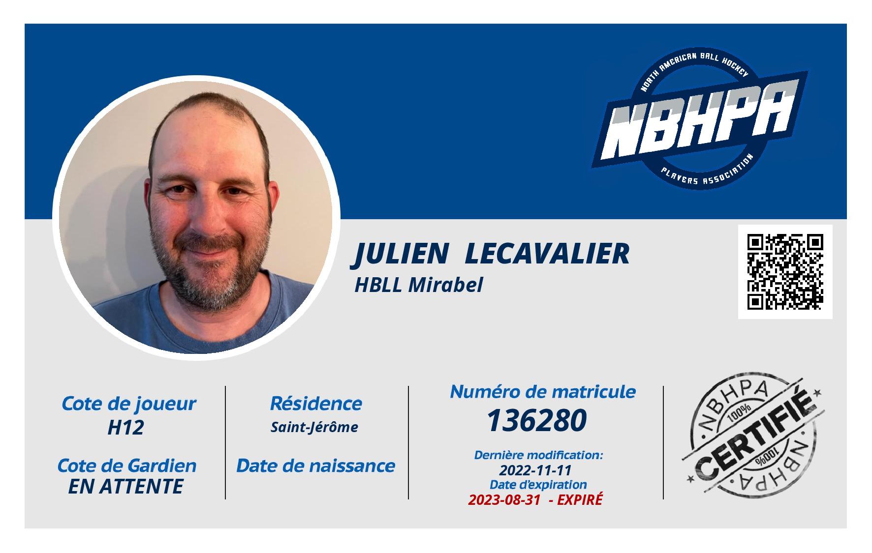 Julien  Lecavalier 