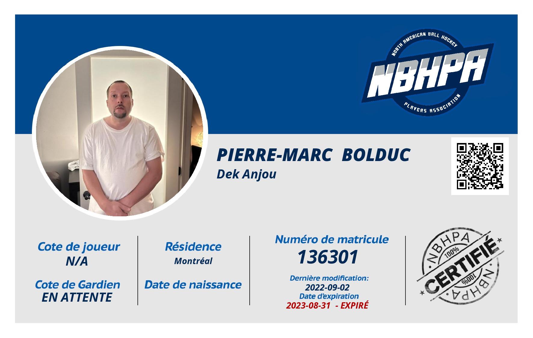 Pierre-Marc  Bolduc 