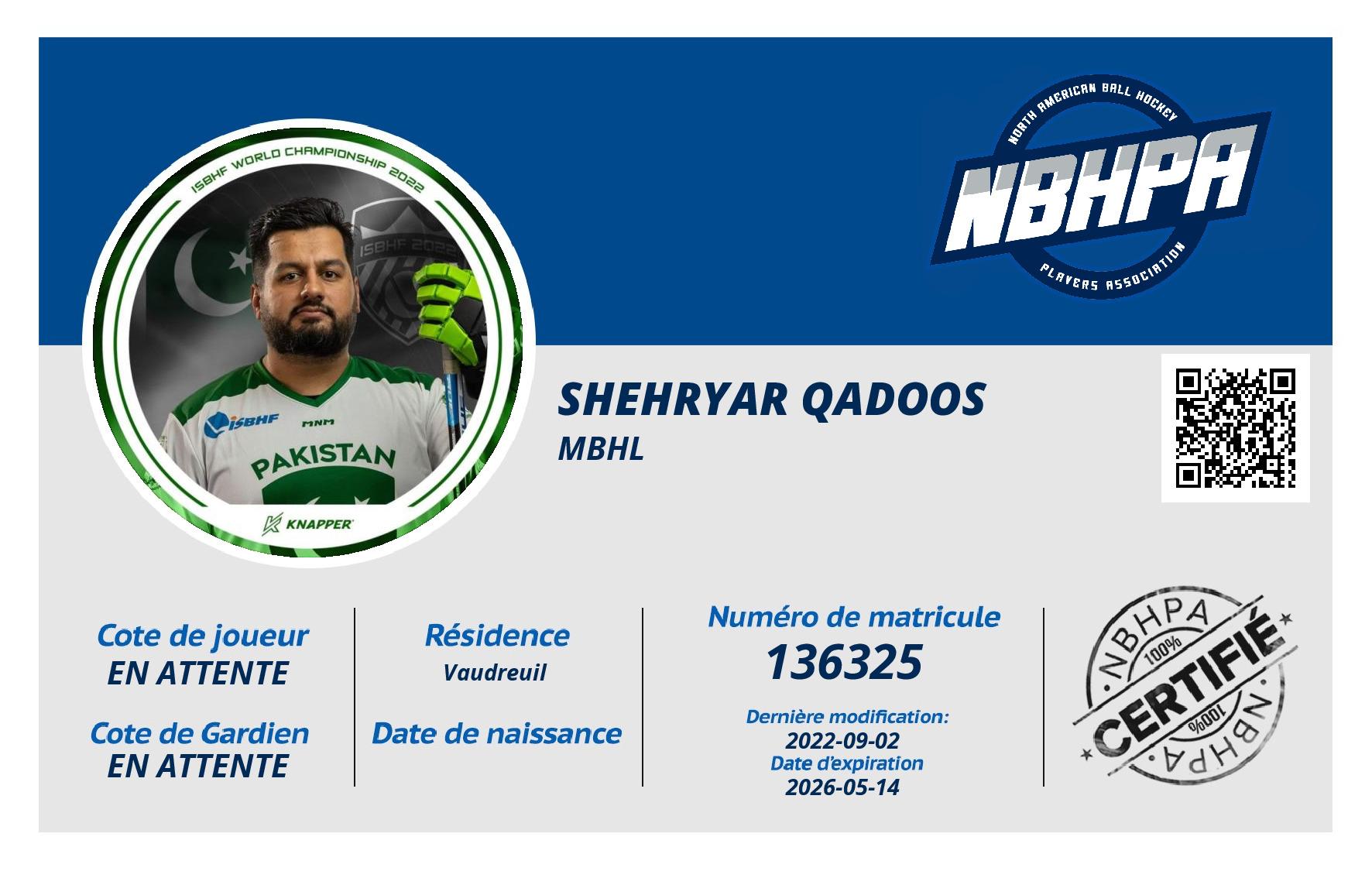 Shehryar Qadoos