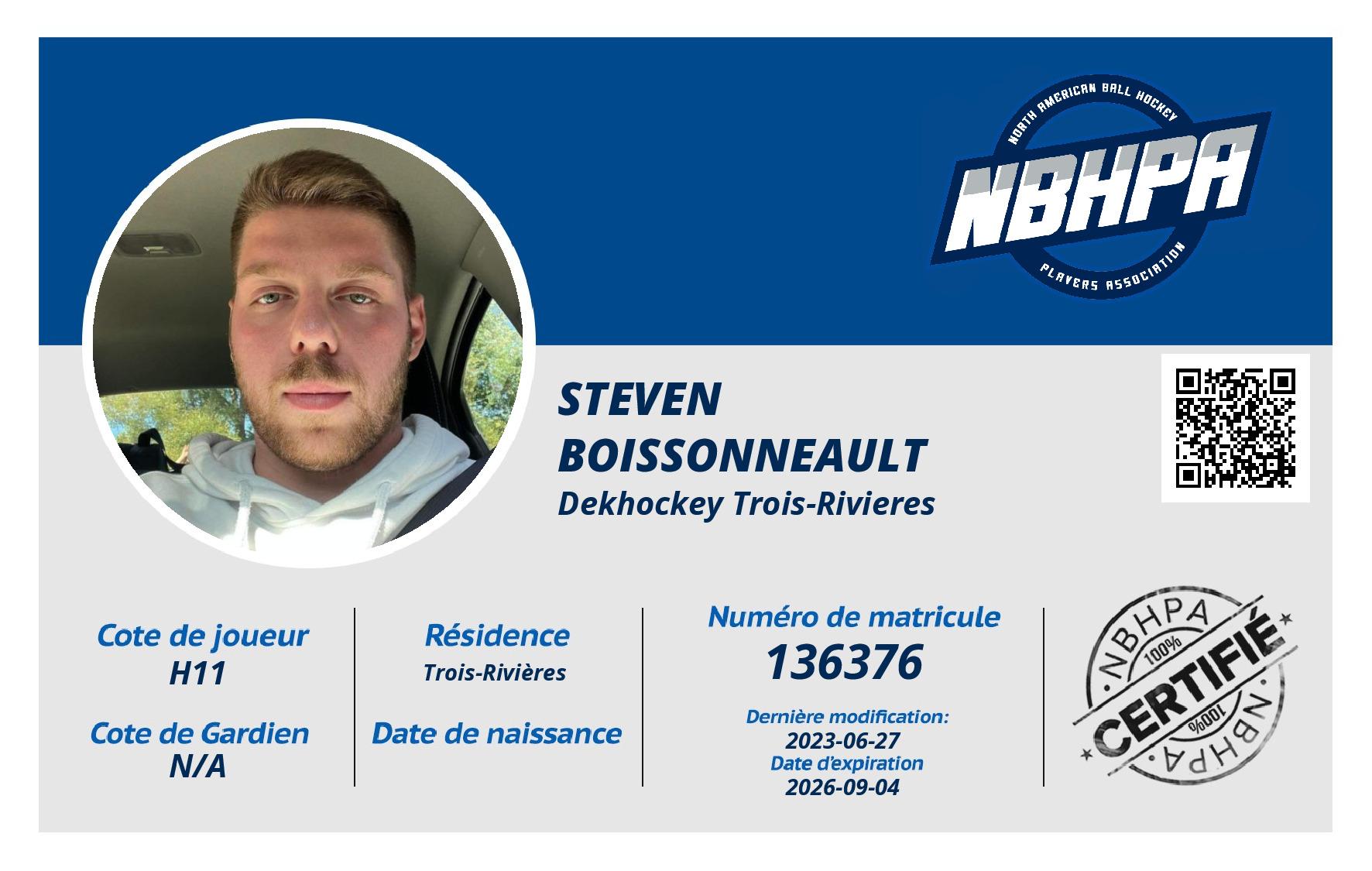 Steven Boissonneault