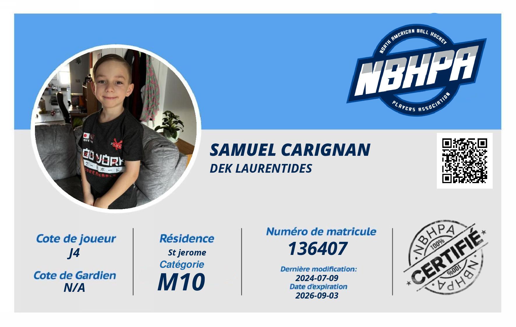 Samuel Carignan