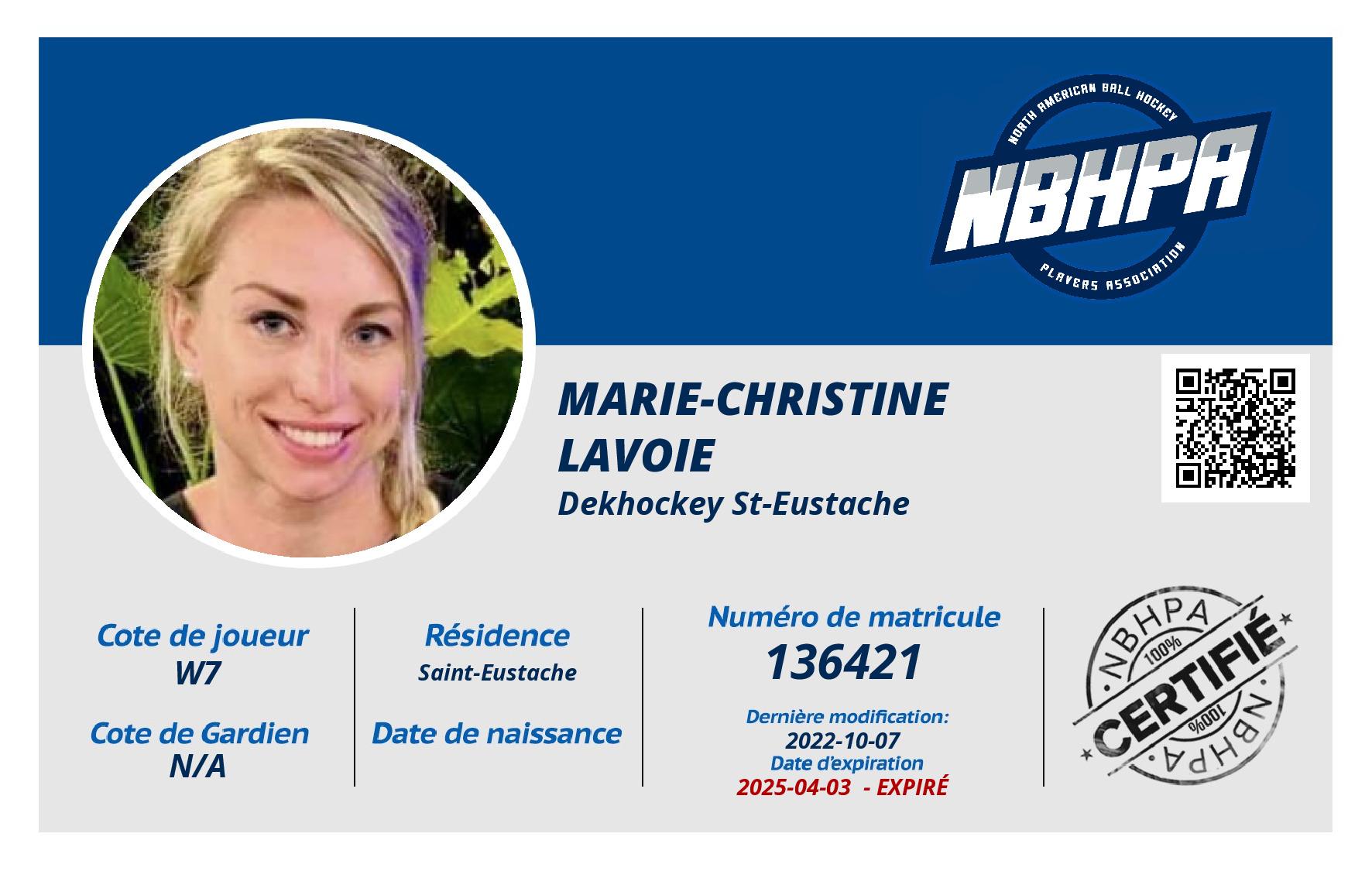 Marie-Christine Lavoie