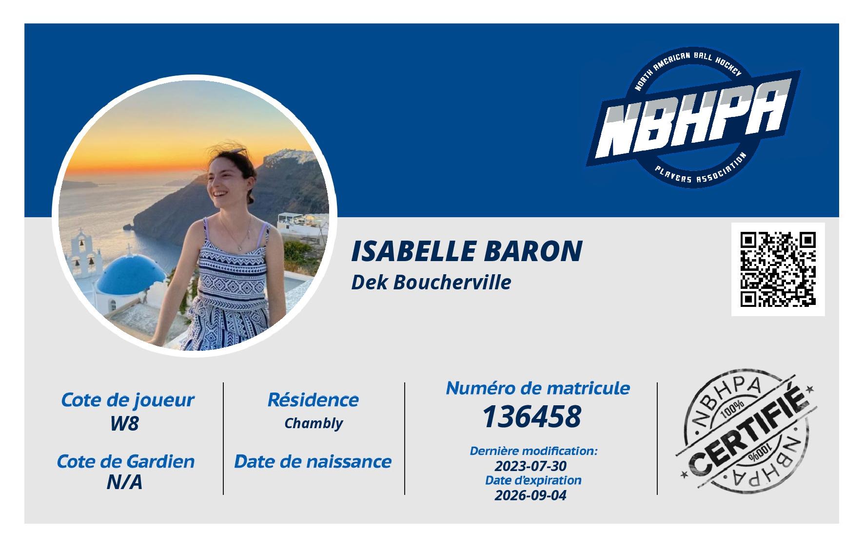 Isabelle Baron