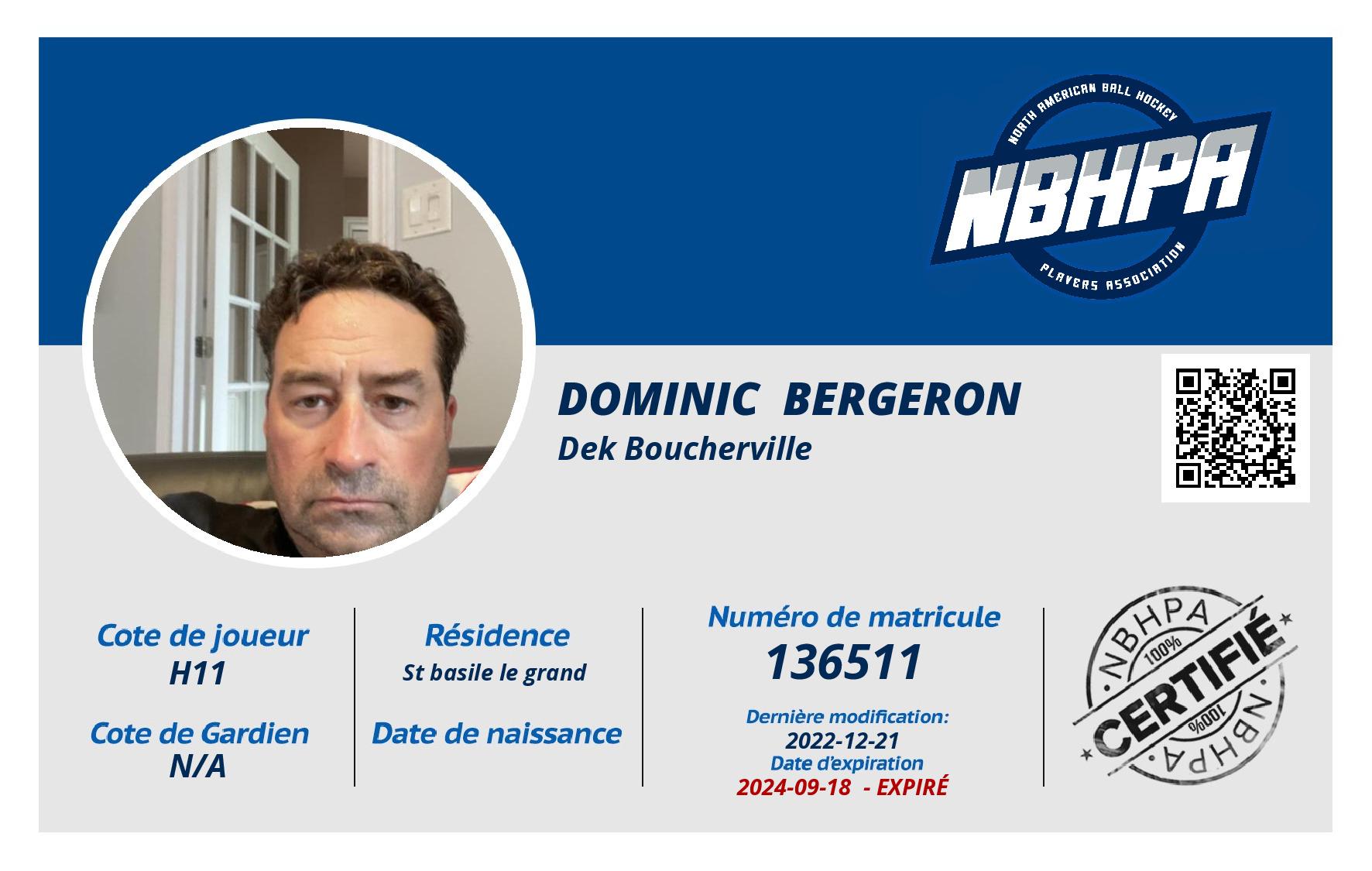 Dominic  Bergeron 
