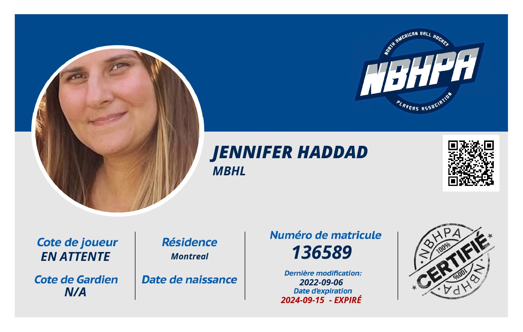 Jennifer Haddad