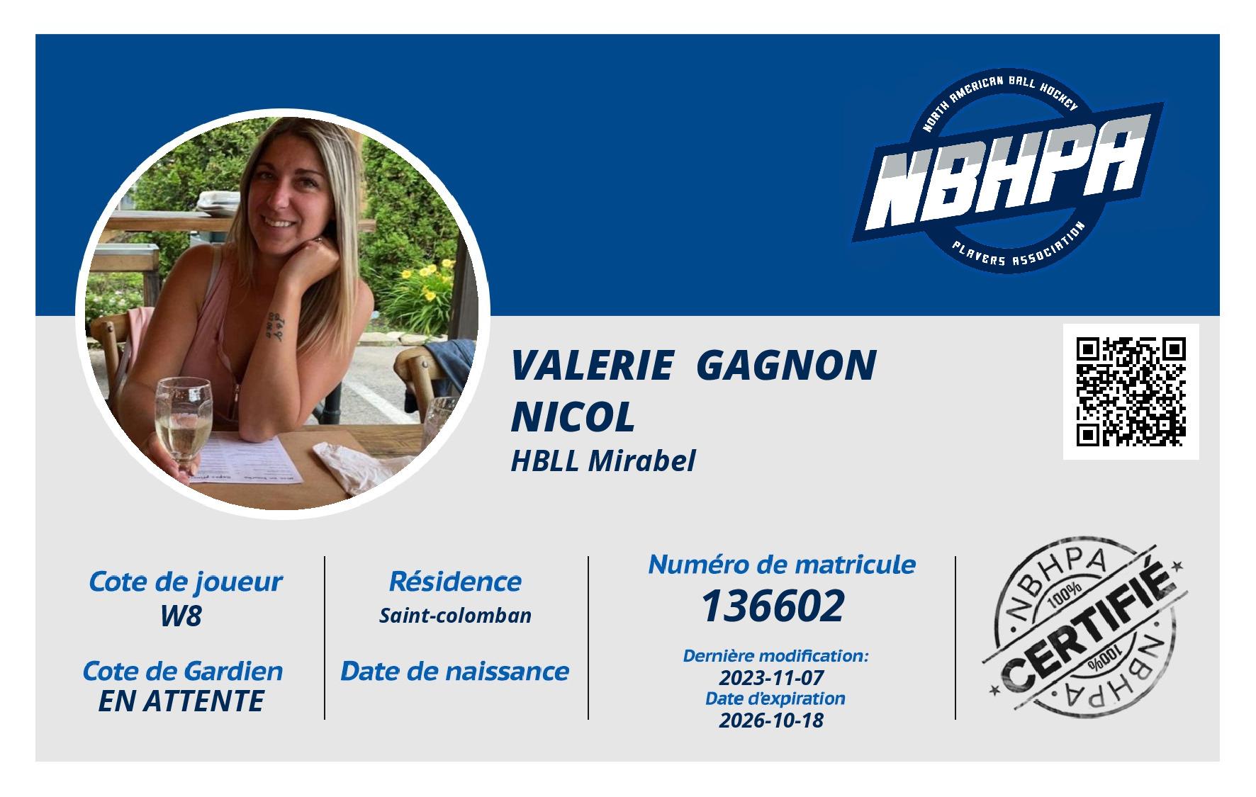 Valerie  Gagnon nicol