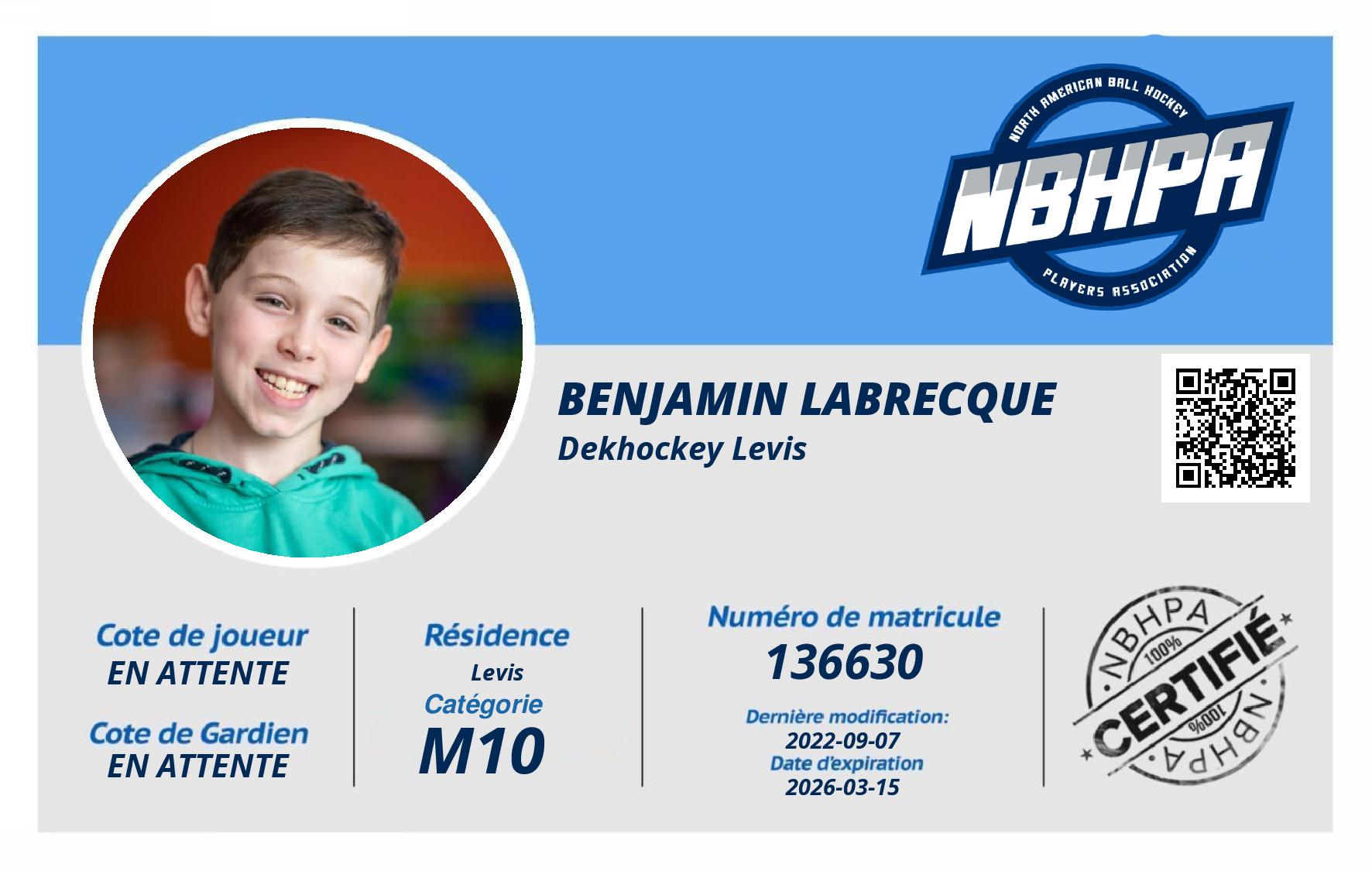 Benjamin Labrecque