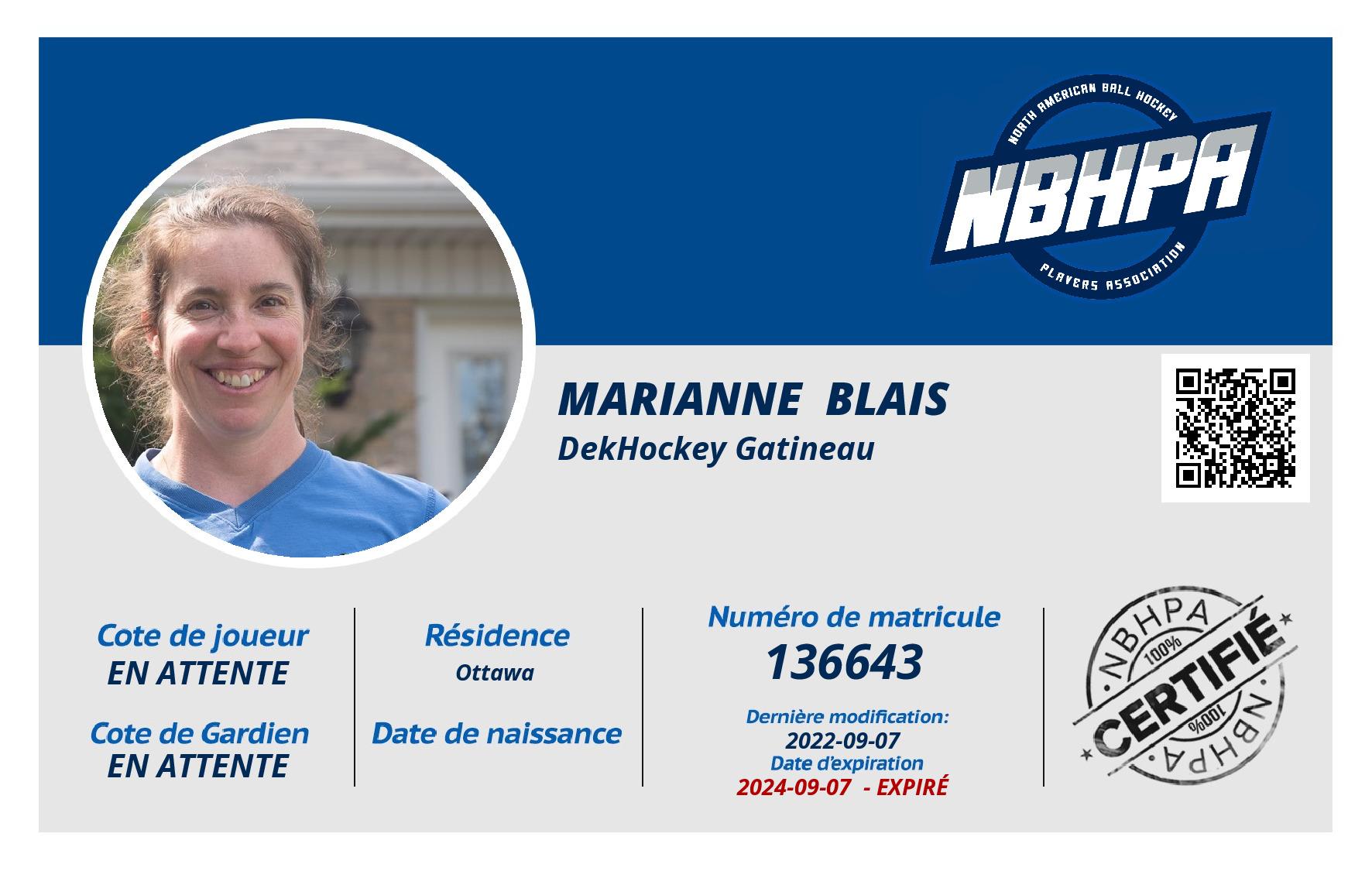 Marianne  Blais
