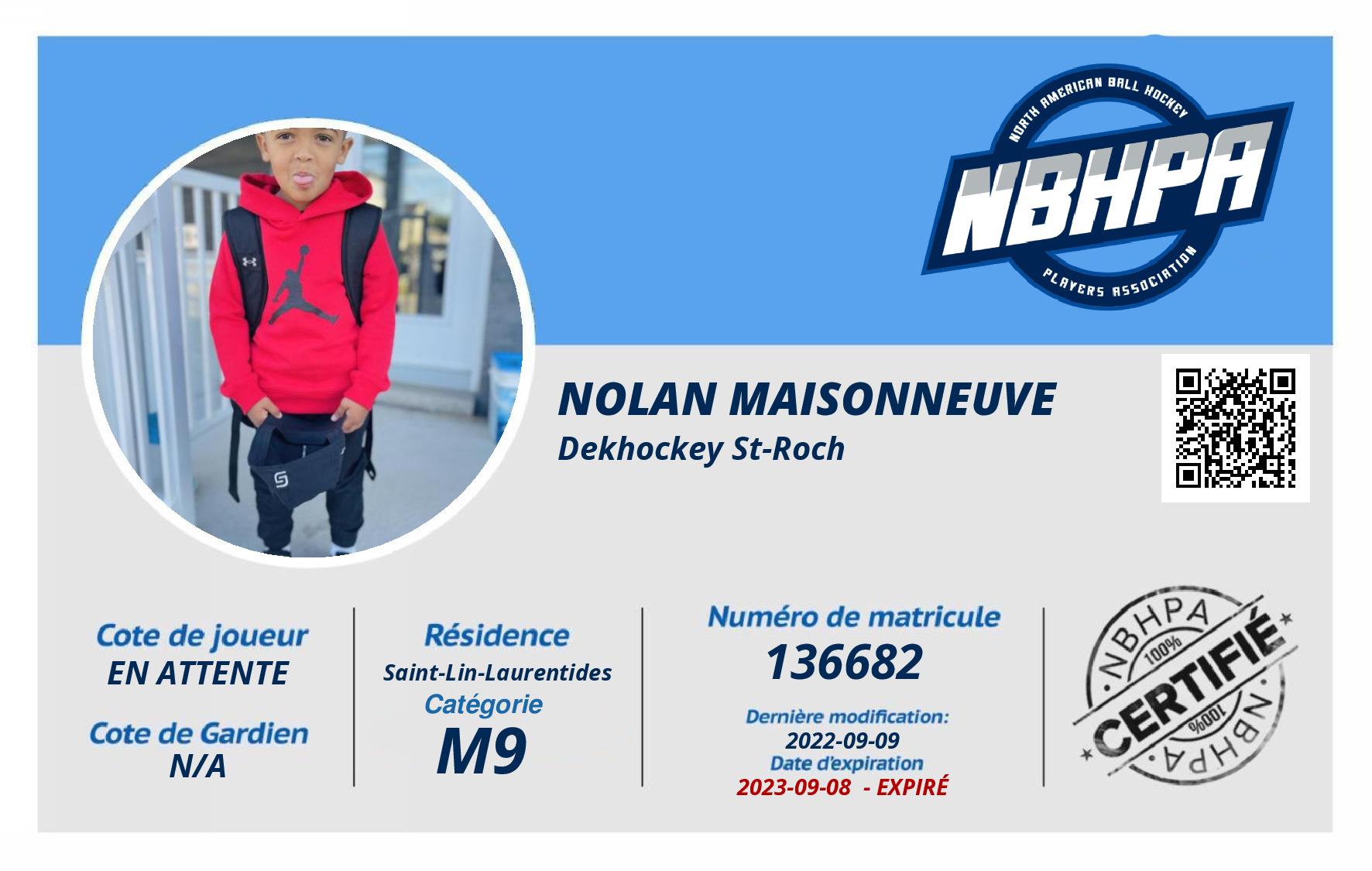 Nolan Maisonneuve