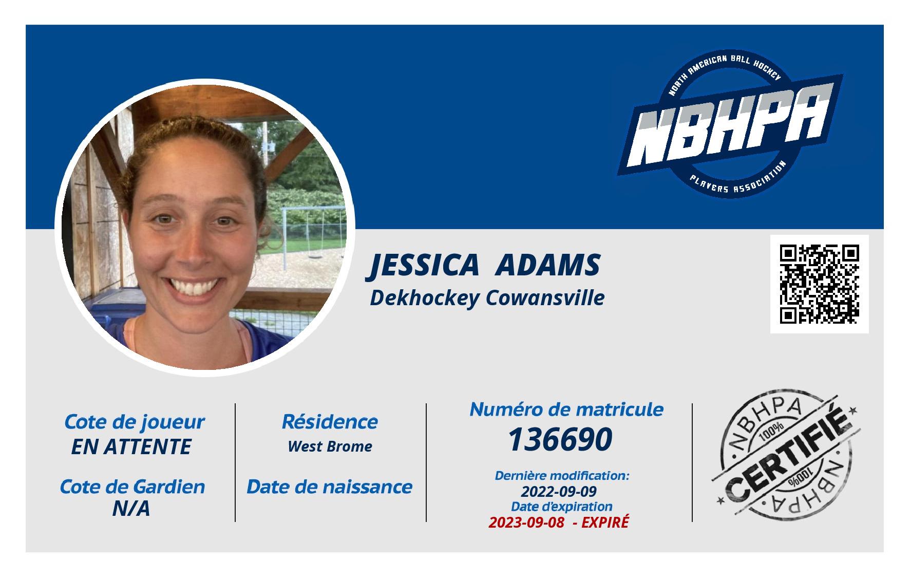 Jessica  Adams