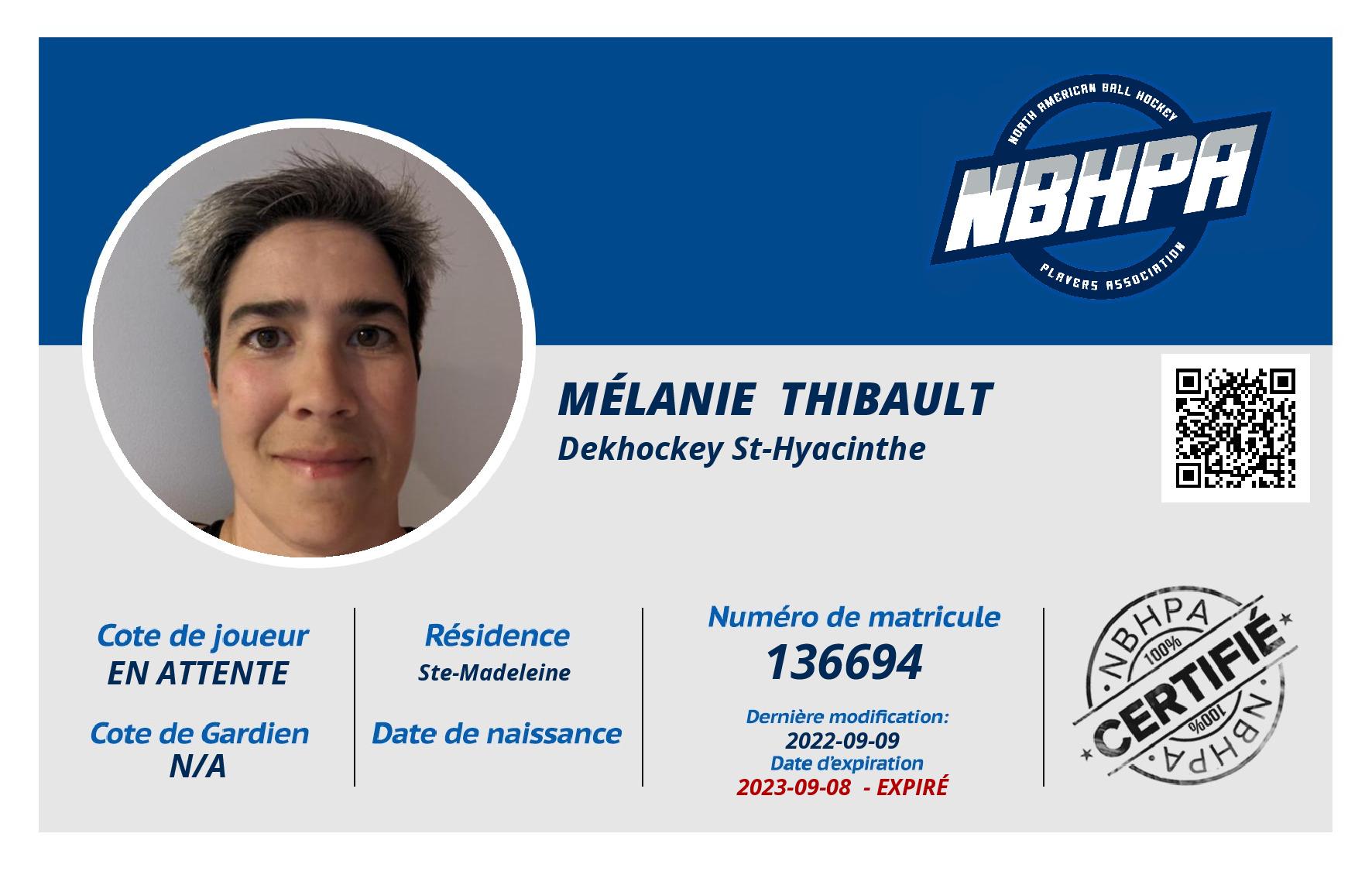 Mélanie  Thibault