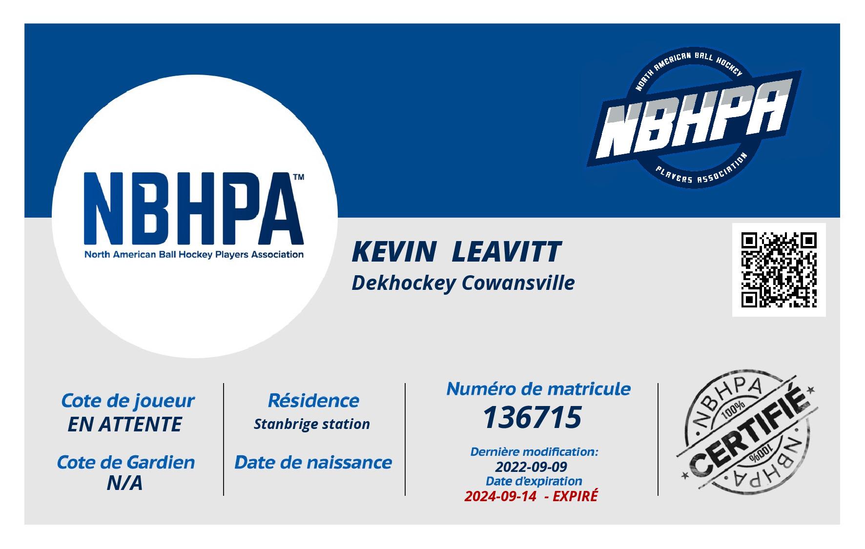 Kevin  Leavitt