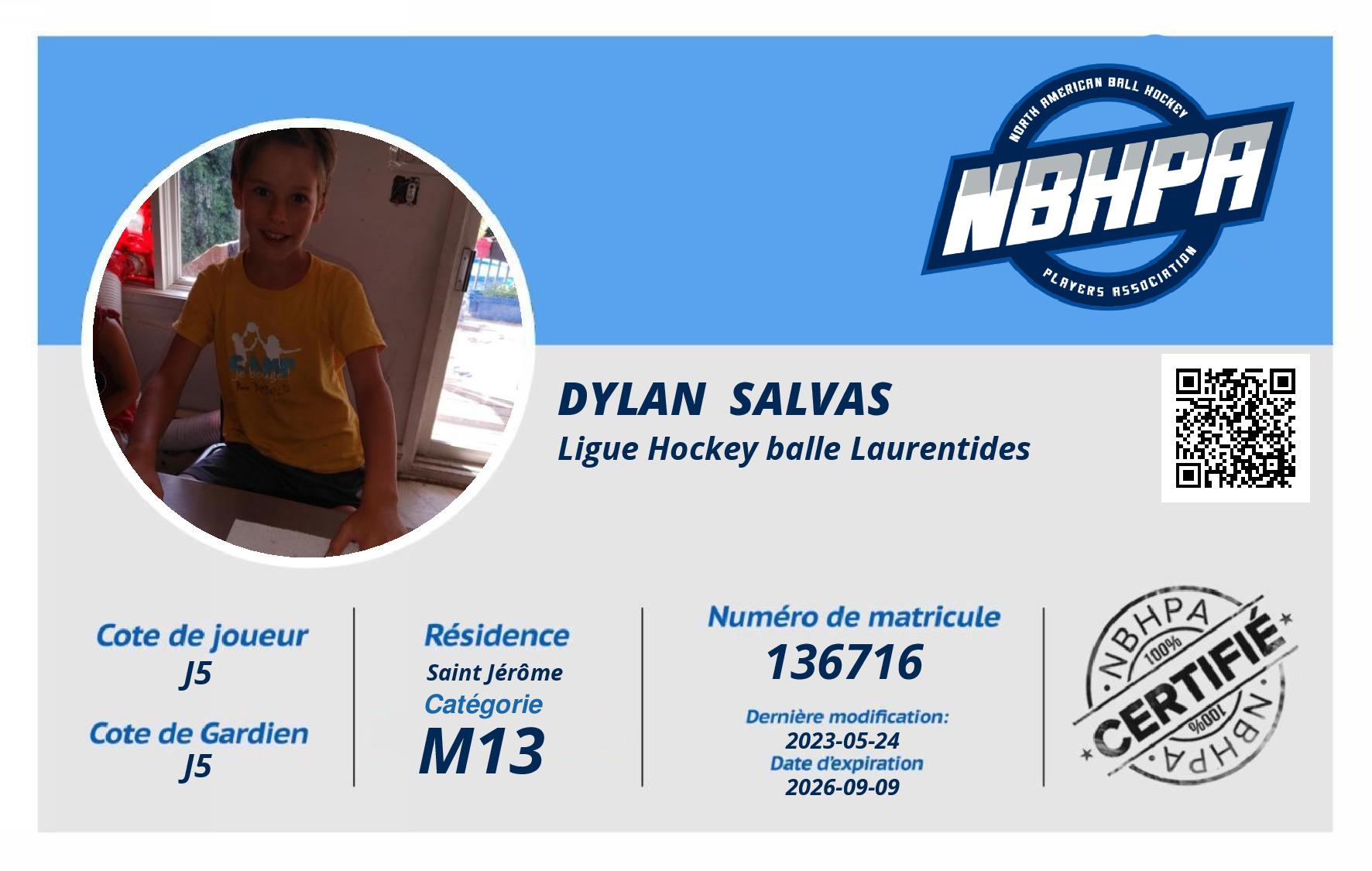 Dylan  Salvas