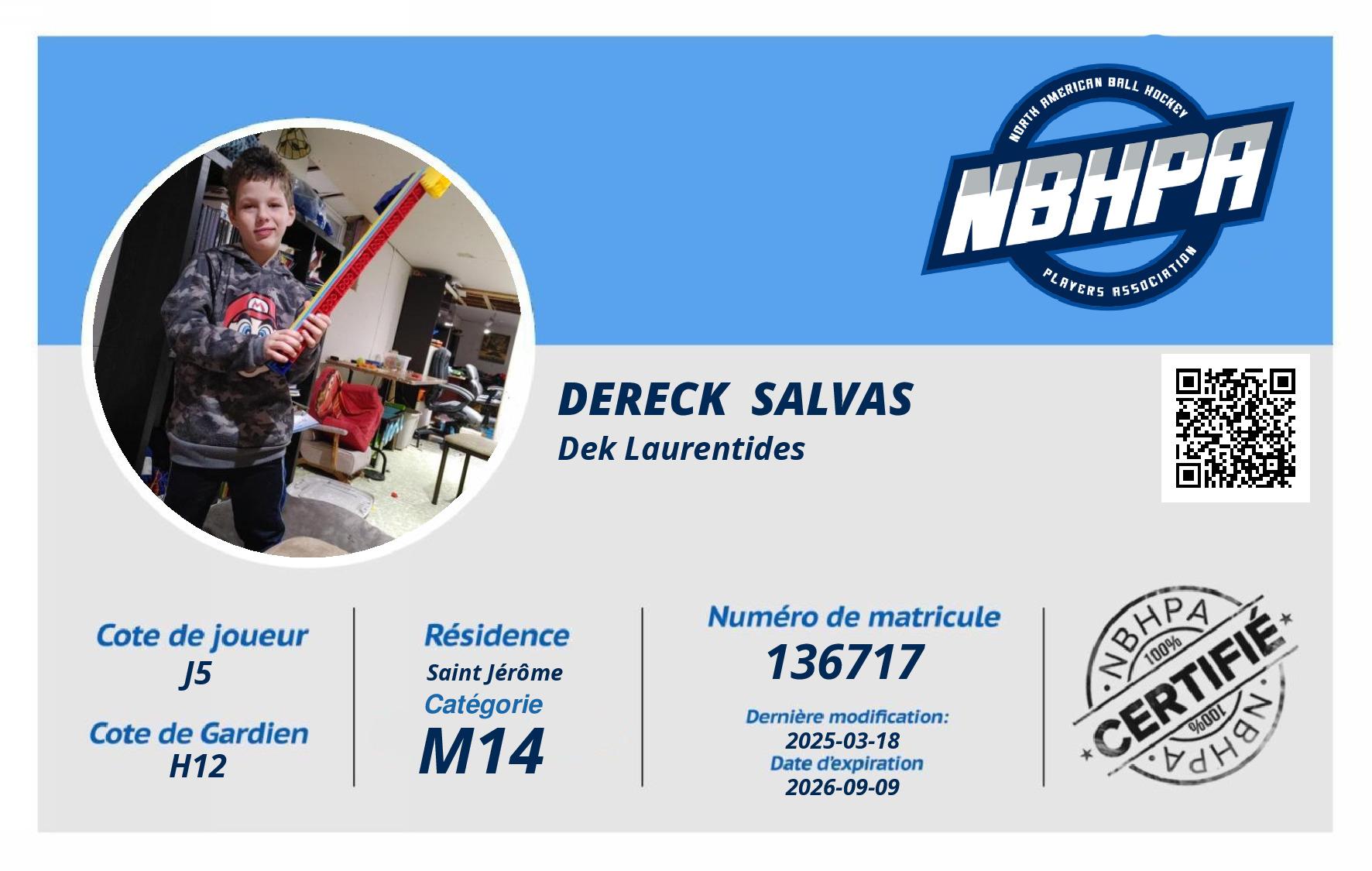 Dereck  Salvas