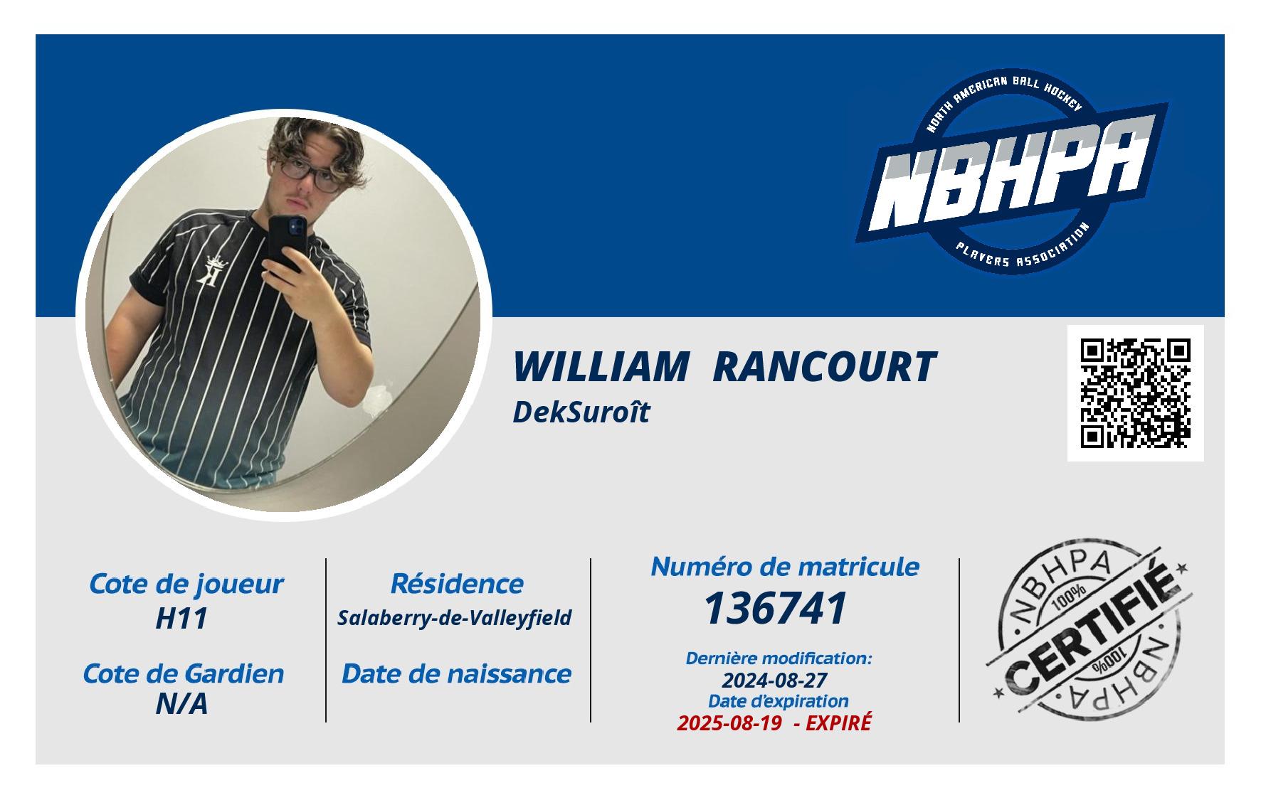 William  Rancourt 