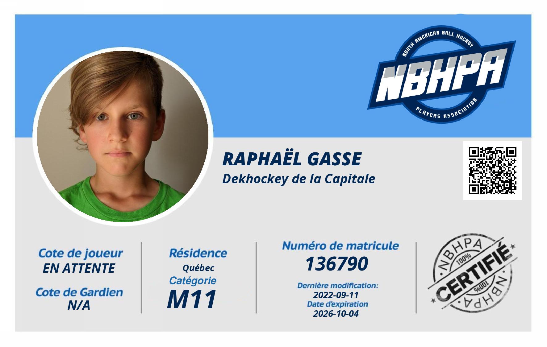 Raphaël Gasse