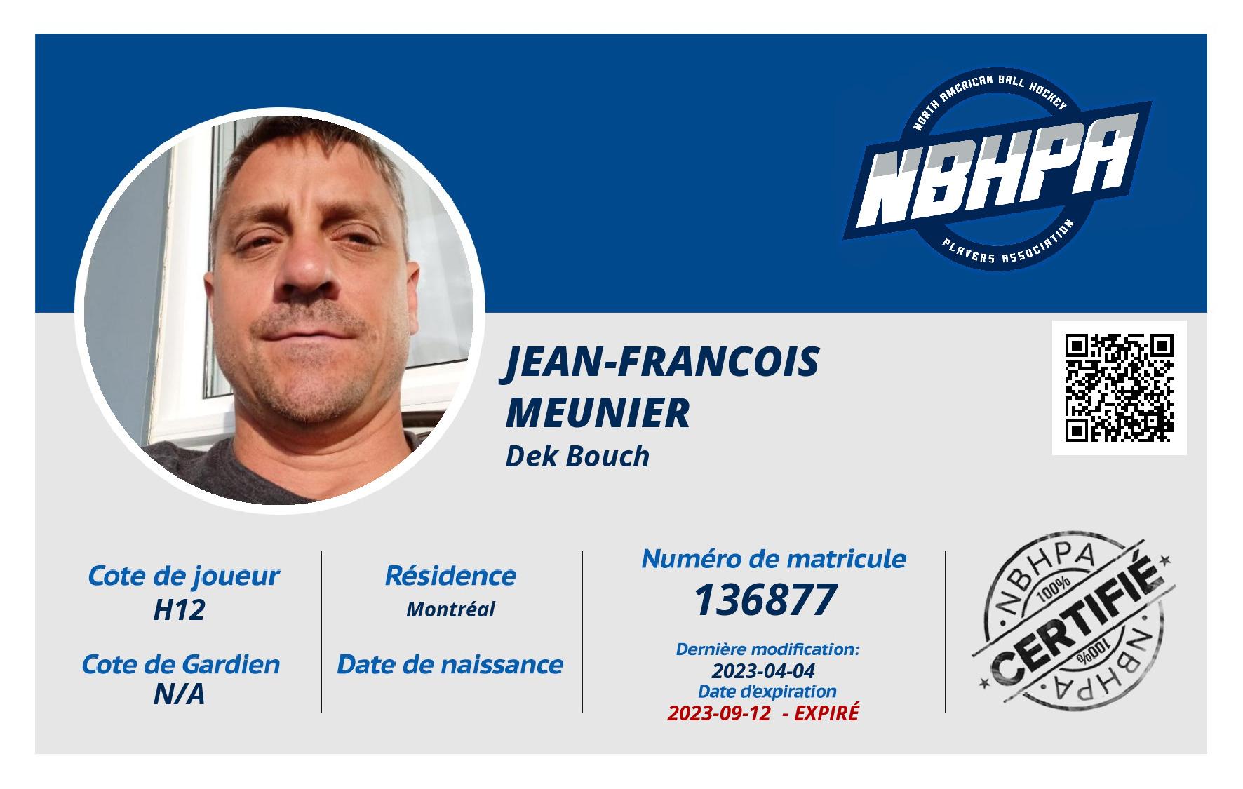 Jean-Francois Meunier
