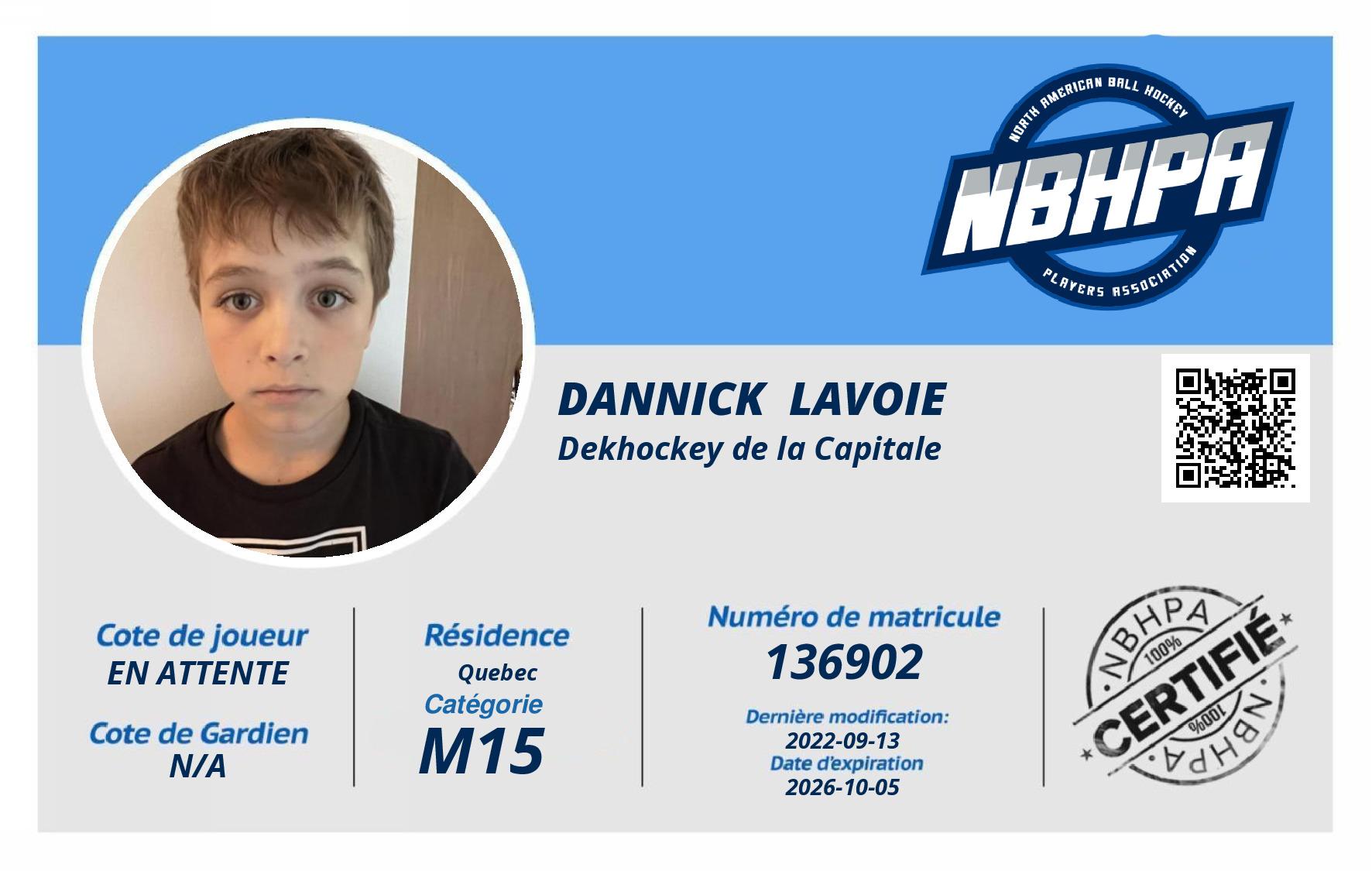 Dannick  Lavoie
