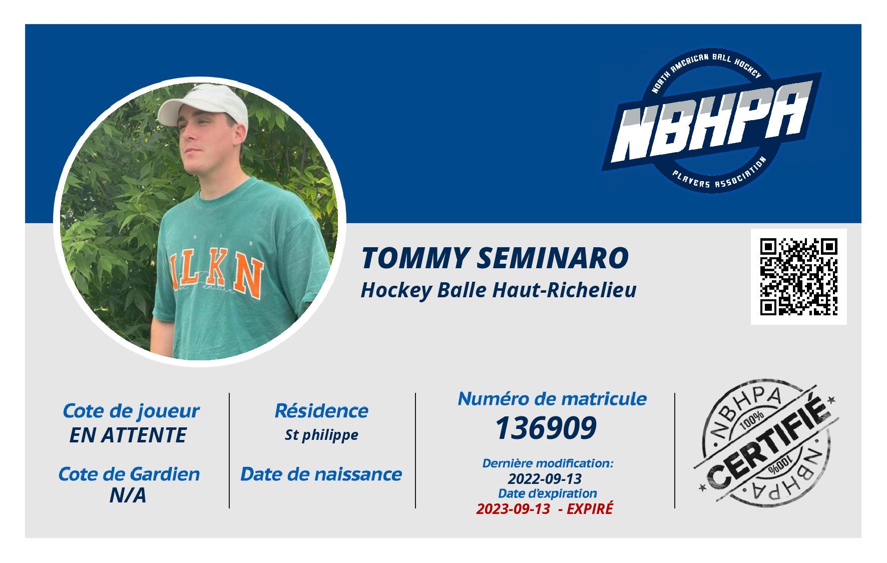 Tommy Seminaro