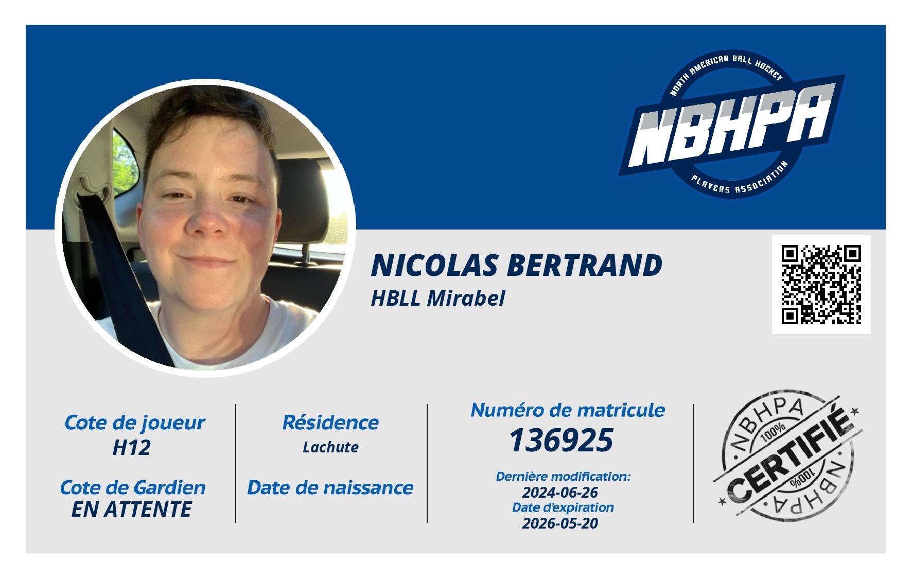 Nicolas Bertrand
