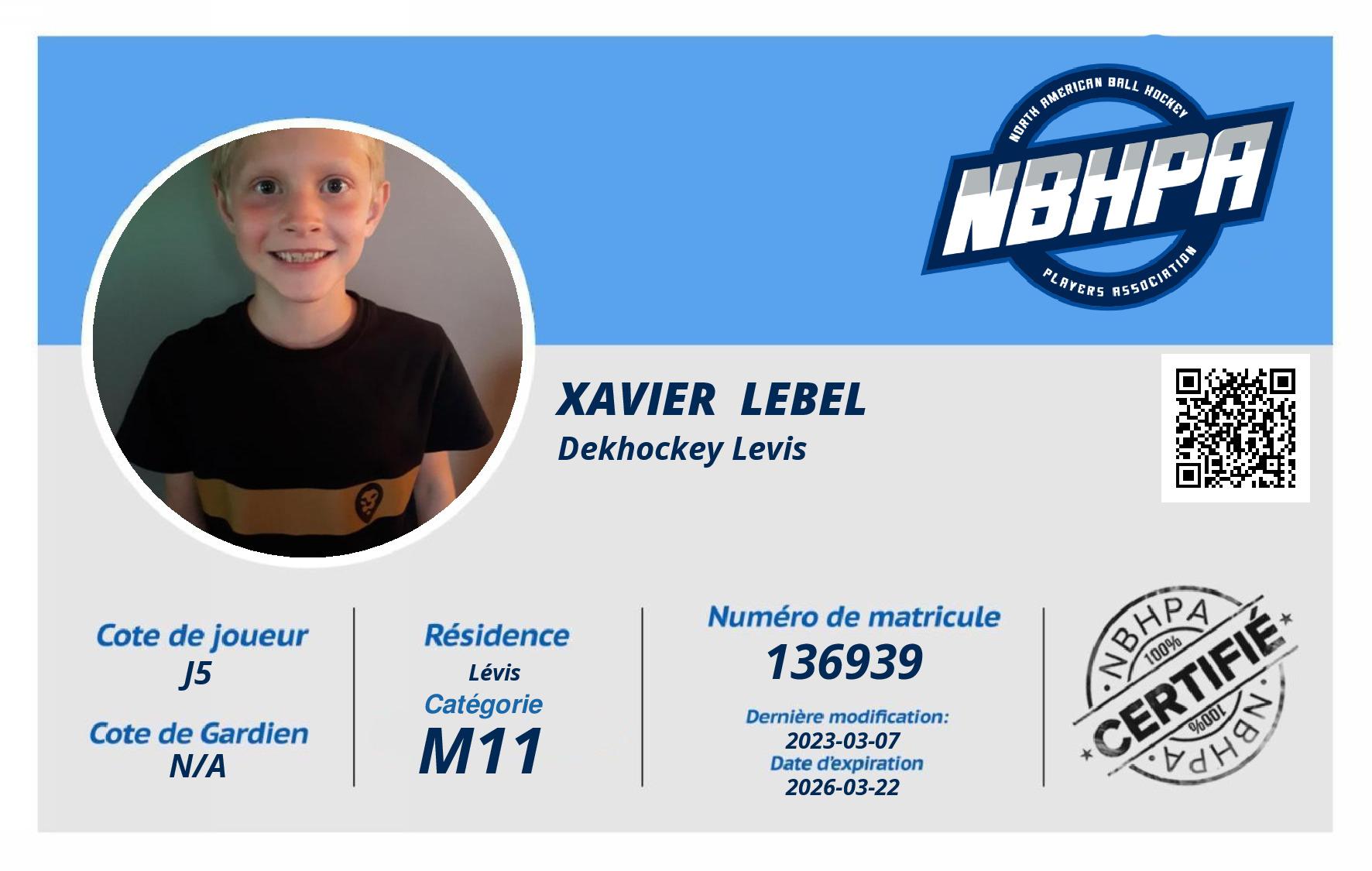 Xavier  Lebel