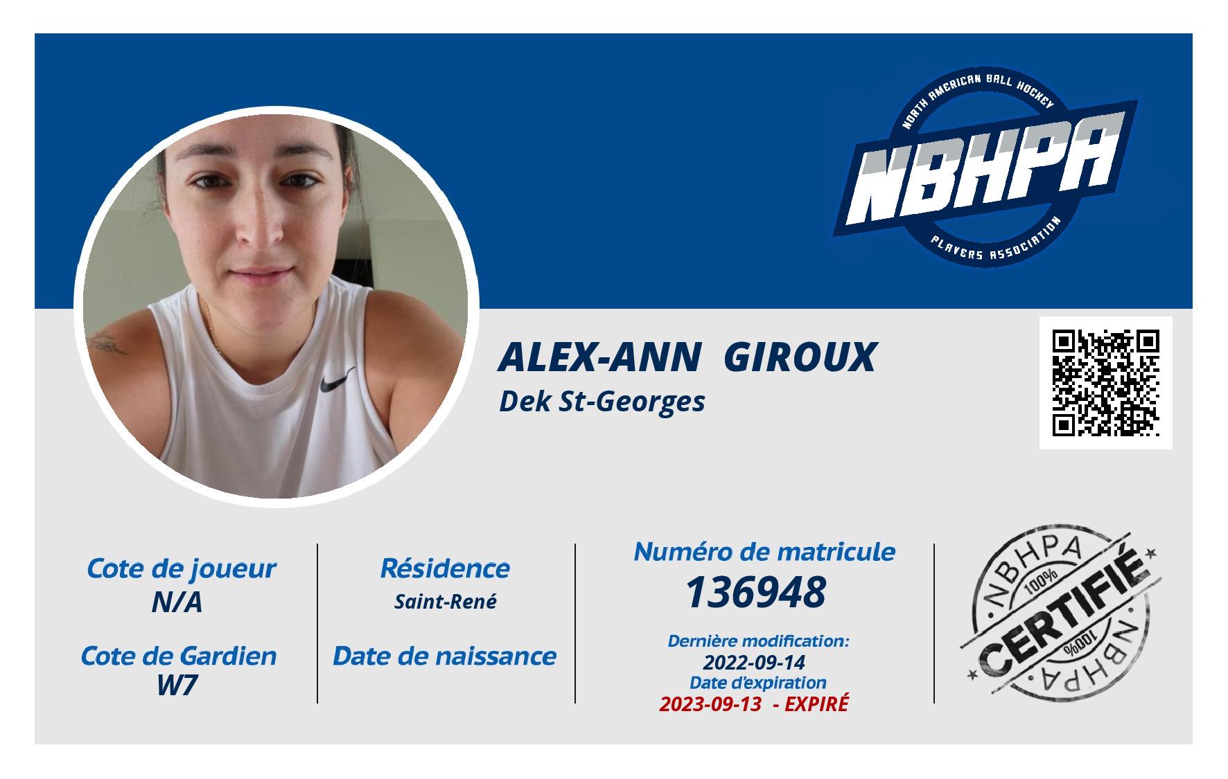 Alex-Ann  Giroux