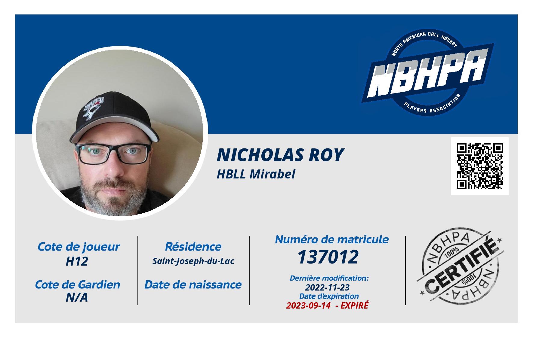 Nicholas Roy