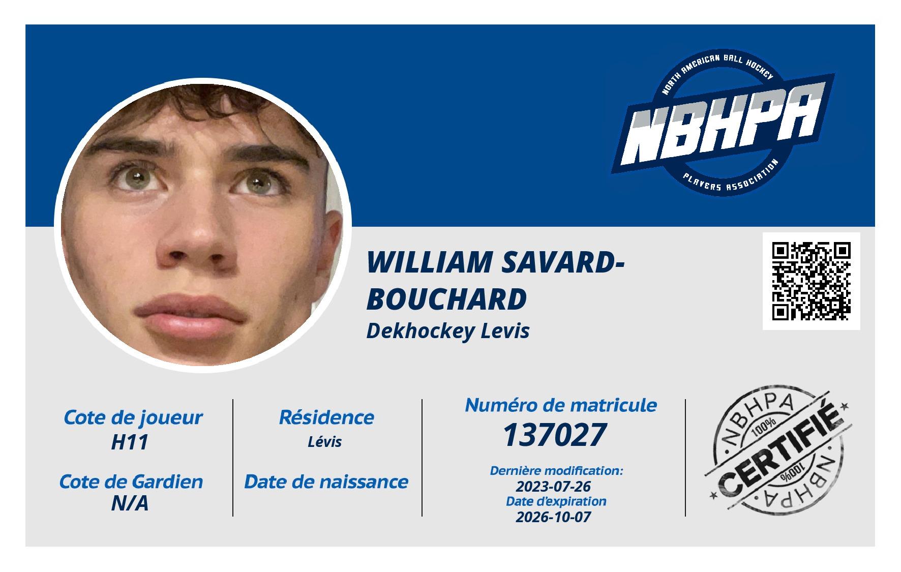 William Savard-Bouchard