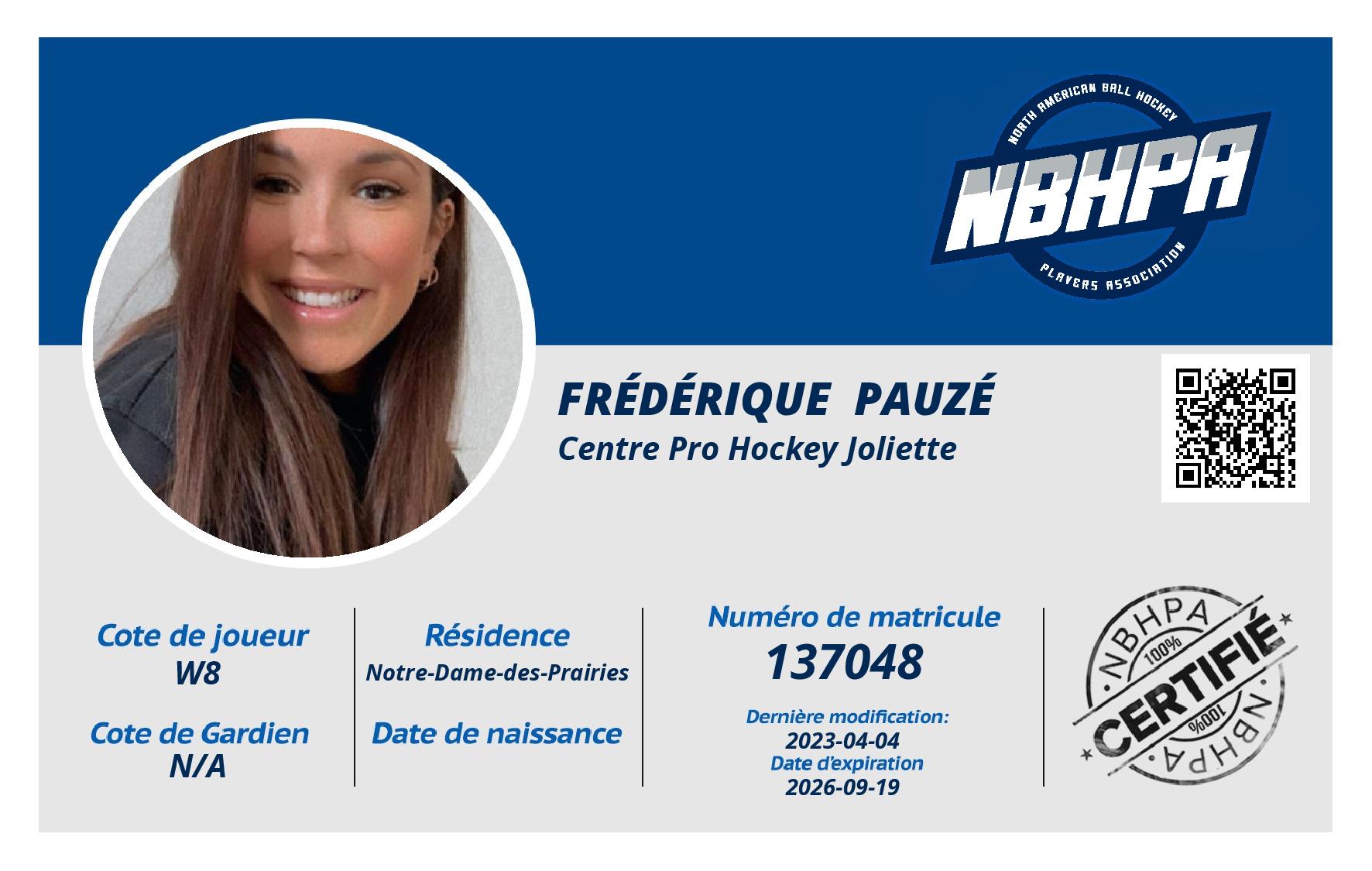 Frédérique  Pauzé