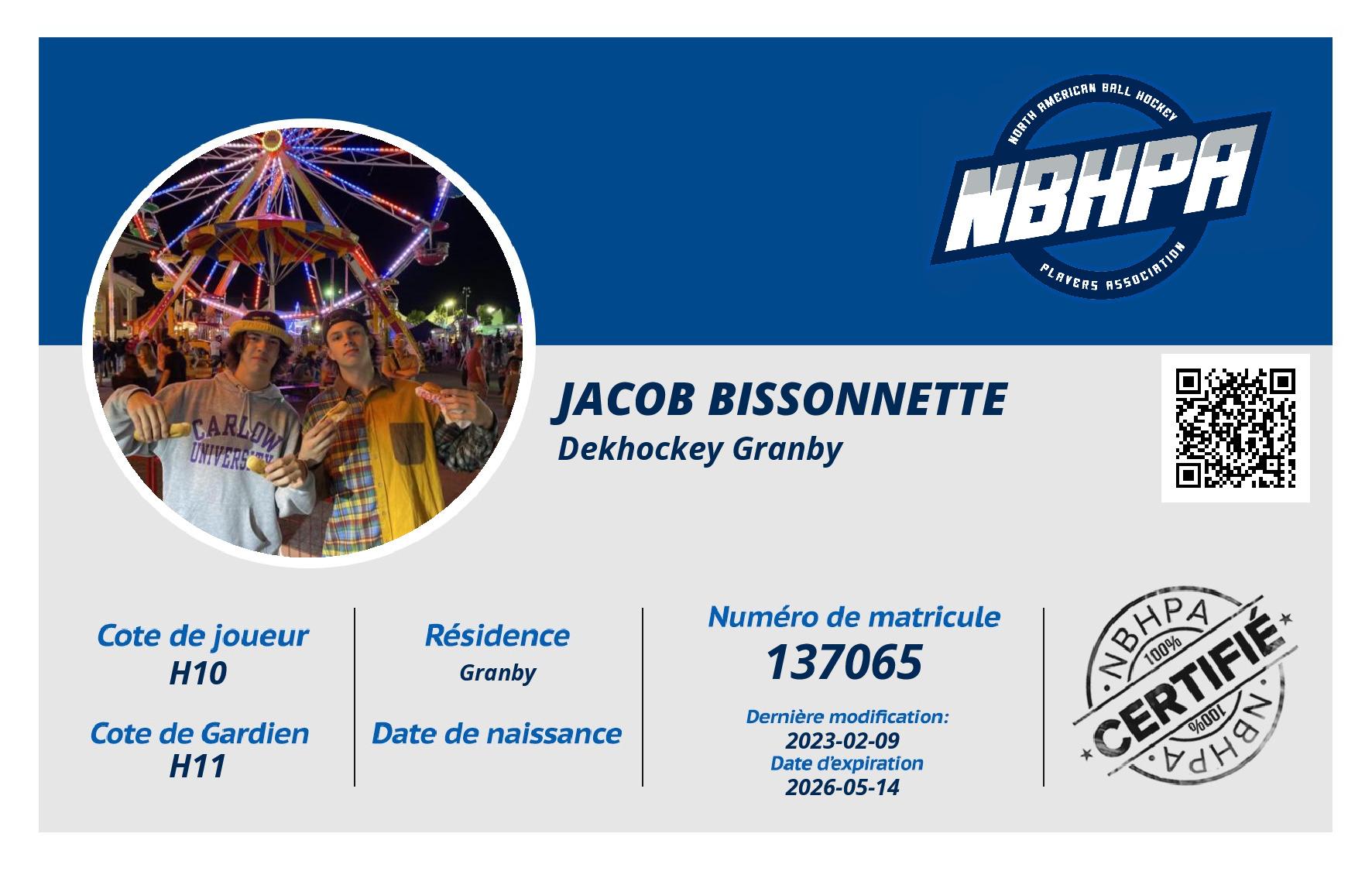 Jacob Bissonnette