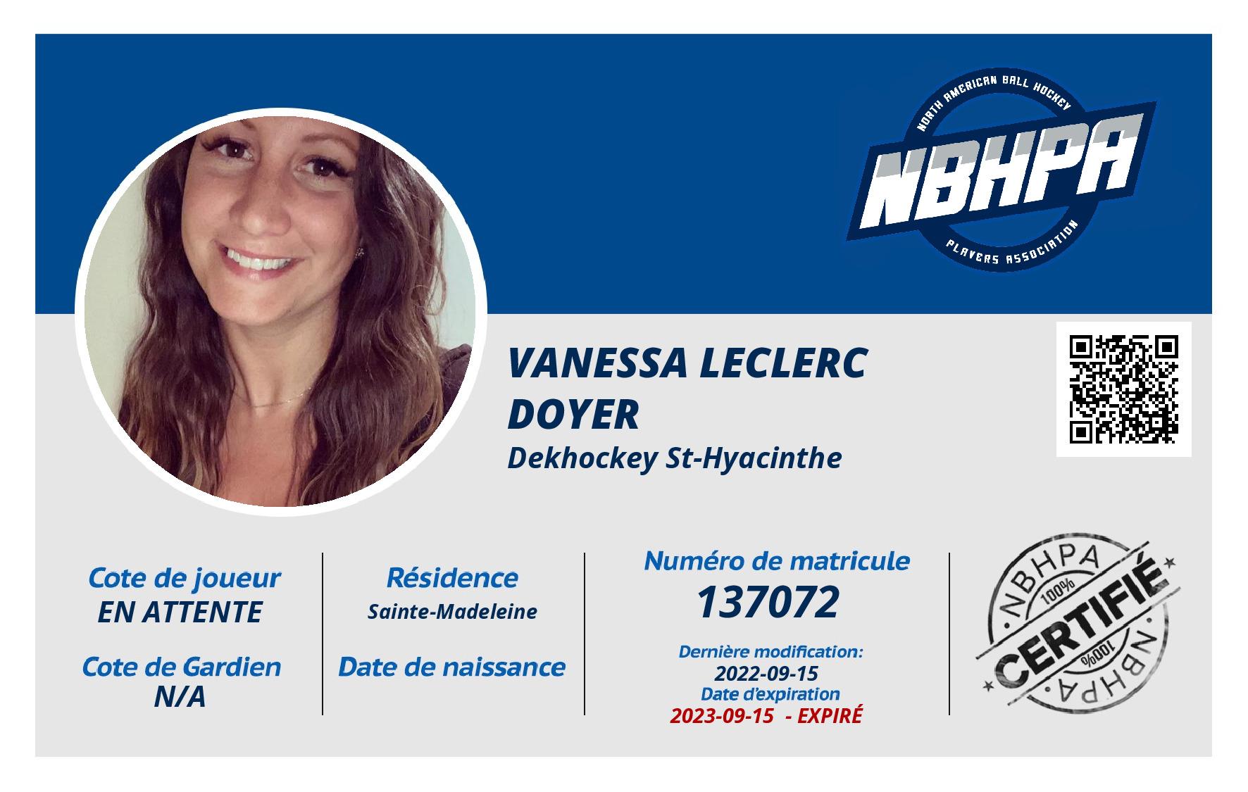 Vanessa Leclerc Doyer