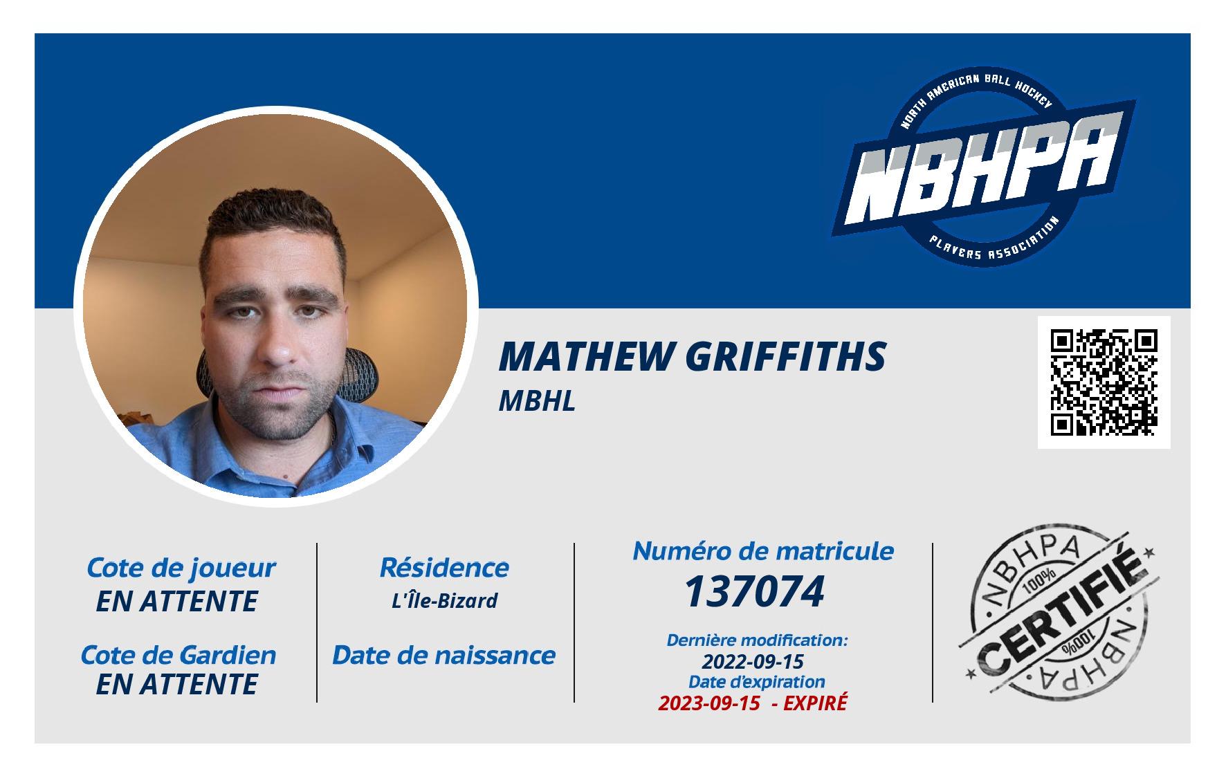 Mathew Griffiths