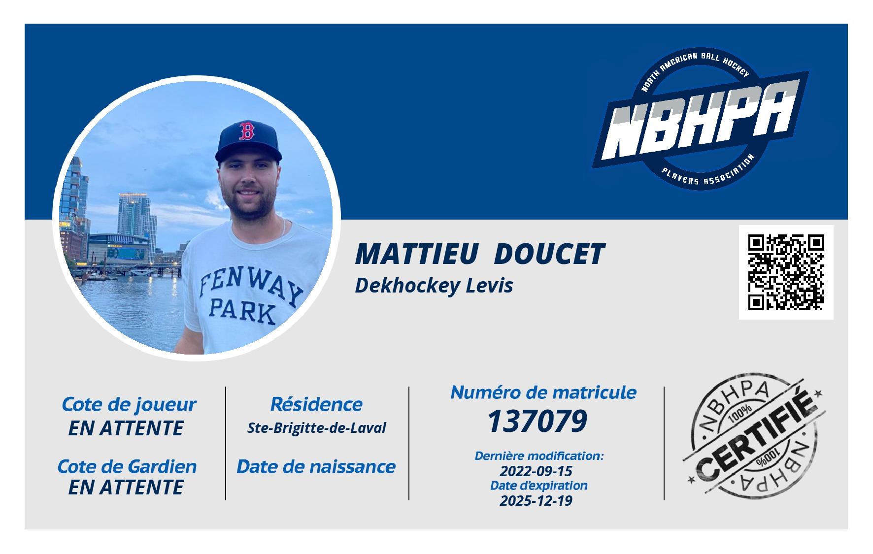 Mattieu  Doucet
