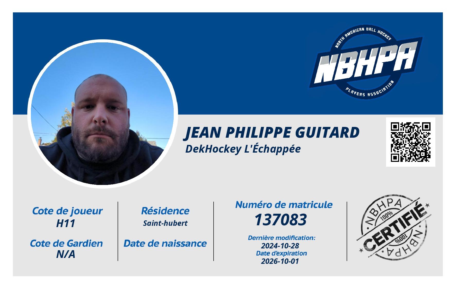 Jean philippe Guitard