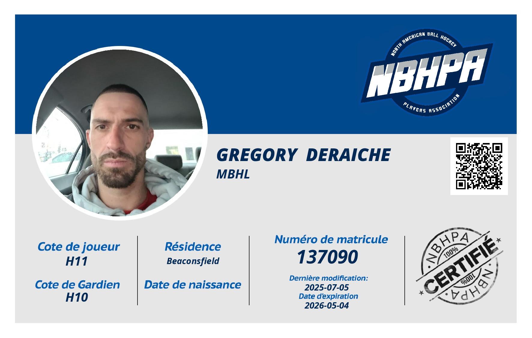 Gregory  Deraiche 