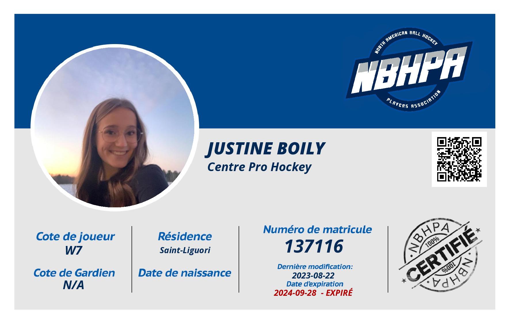 Justine Boily