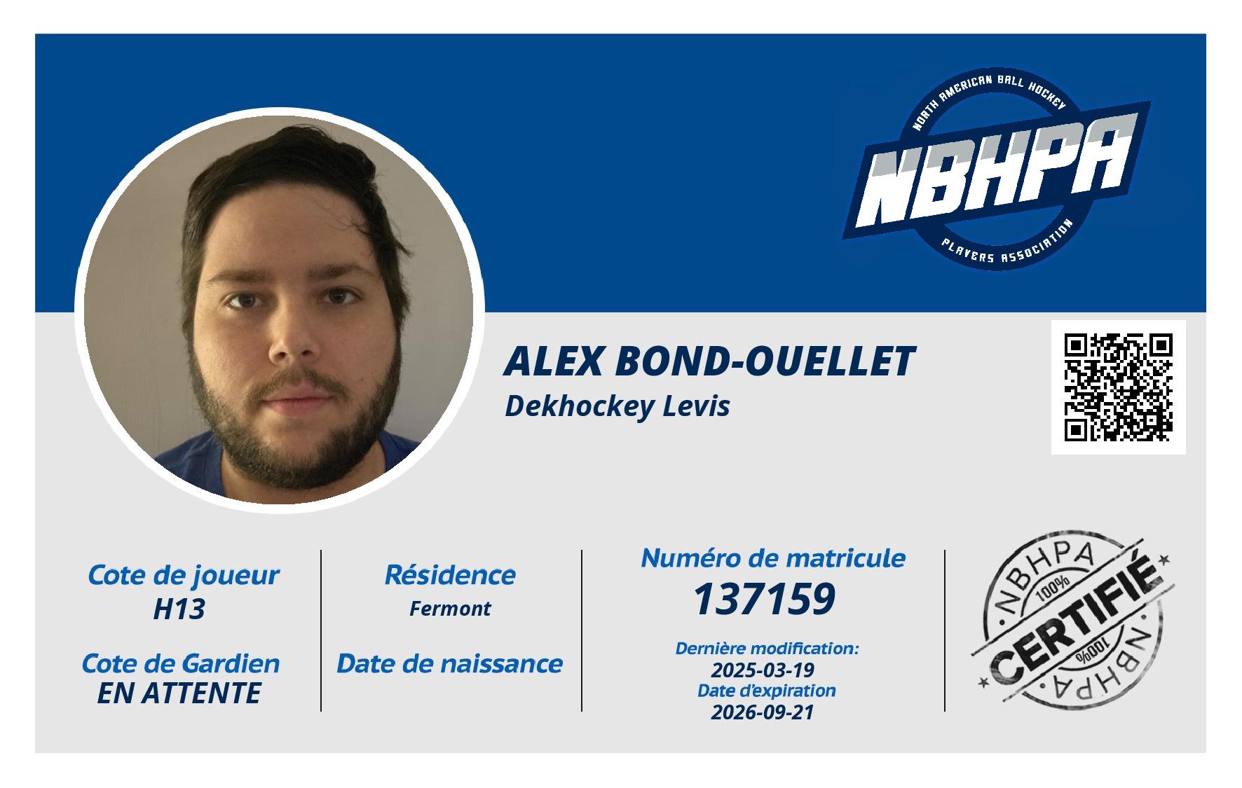 Alex Bond-Ouellet